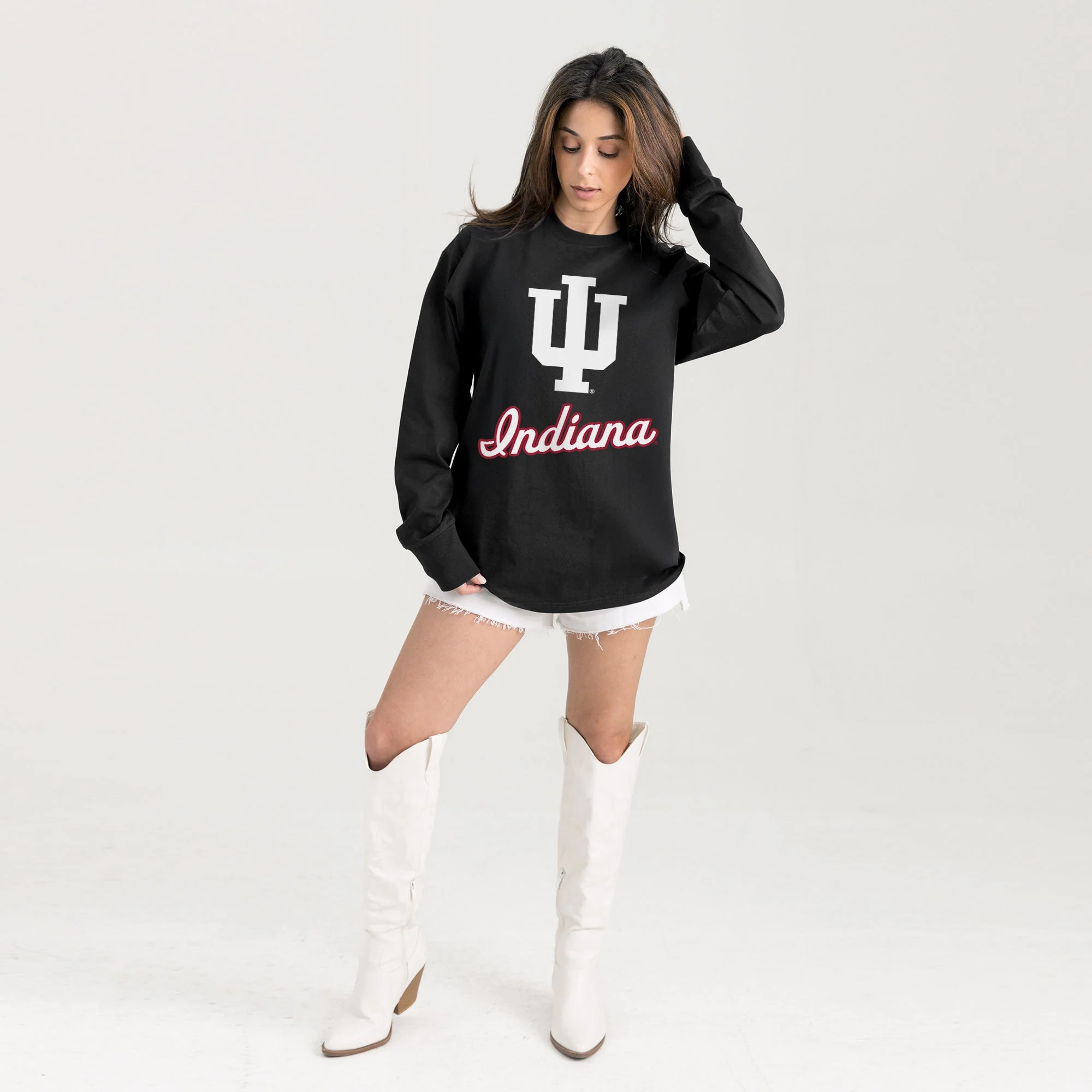 INDIANA HOOSIERS HONOR ROLL ESSENTIAL RELAXED FIT LONG SLEEVE TEE - Image 6