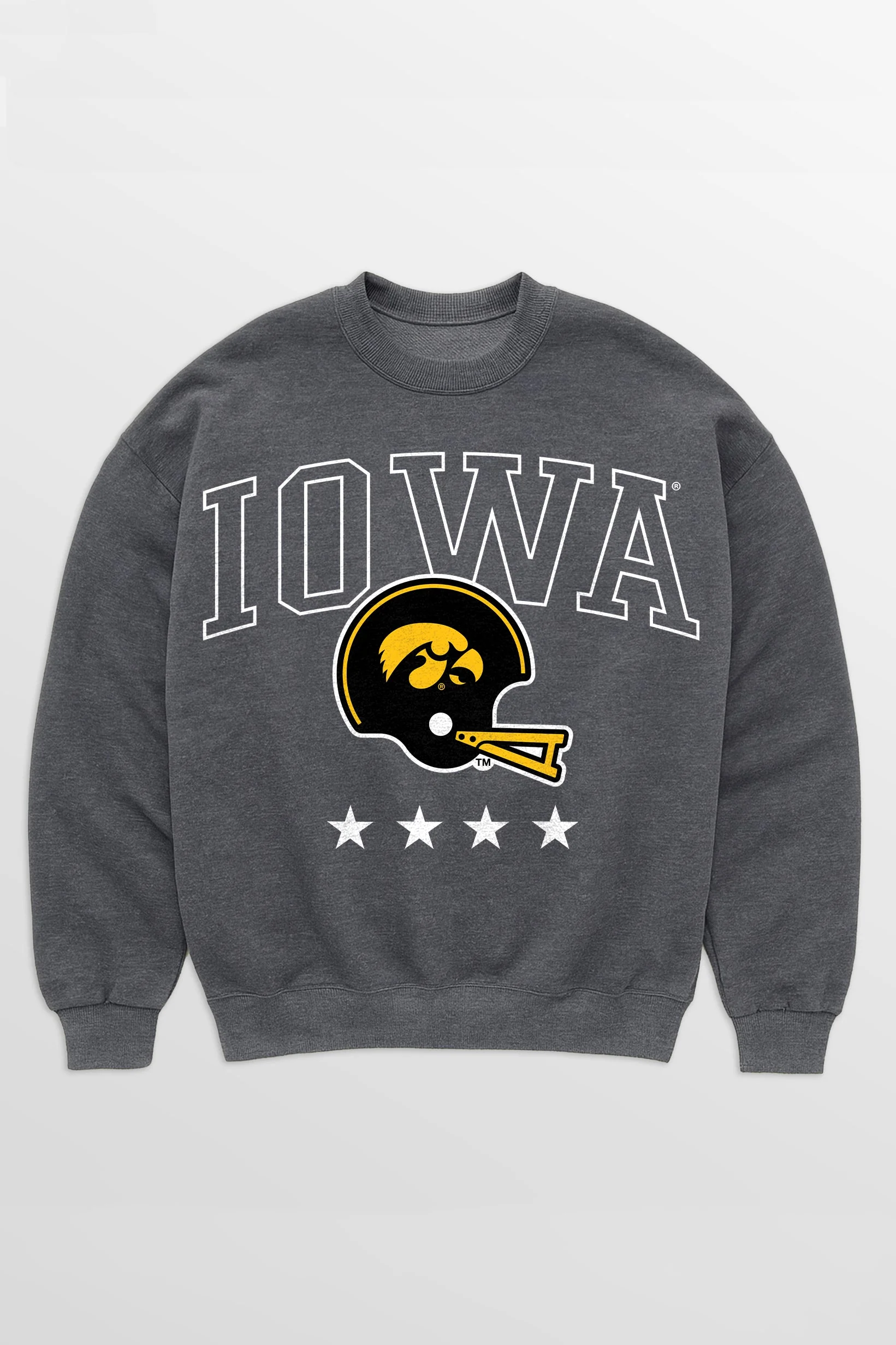 IOWA HAWKEYES RISING STAR PREMIUM FLEECE CREWNECK PULLOVER - Image 8