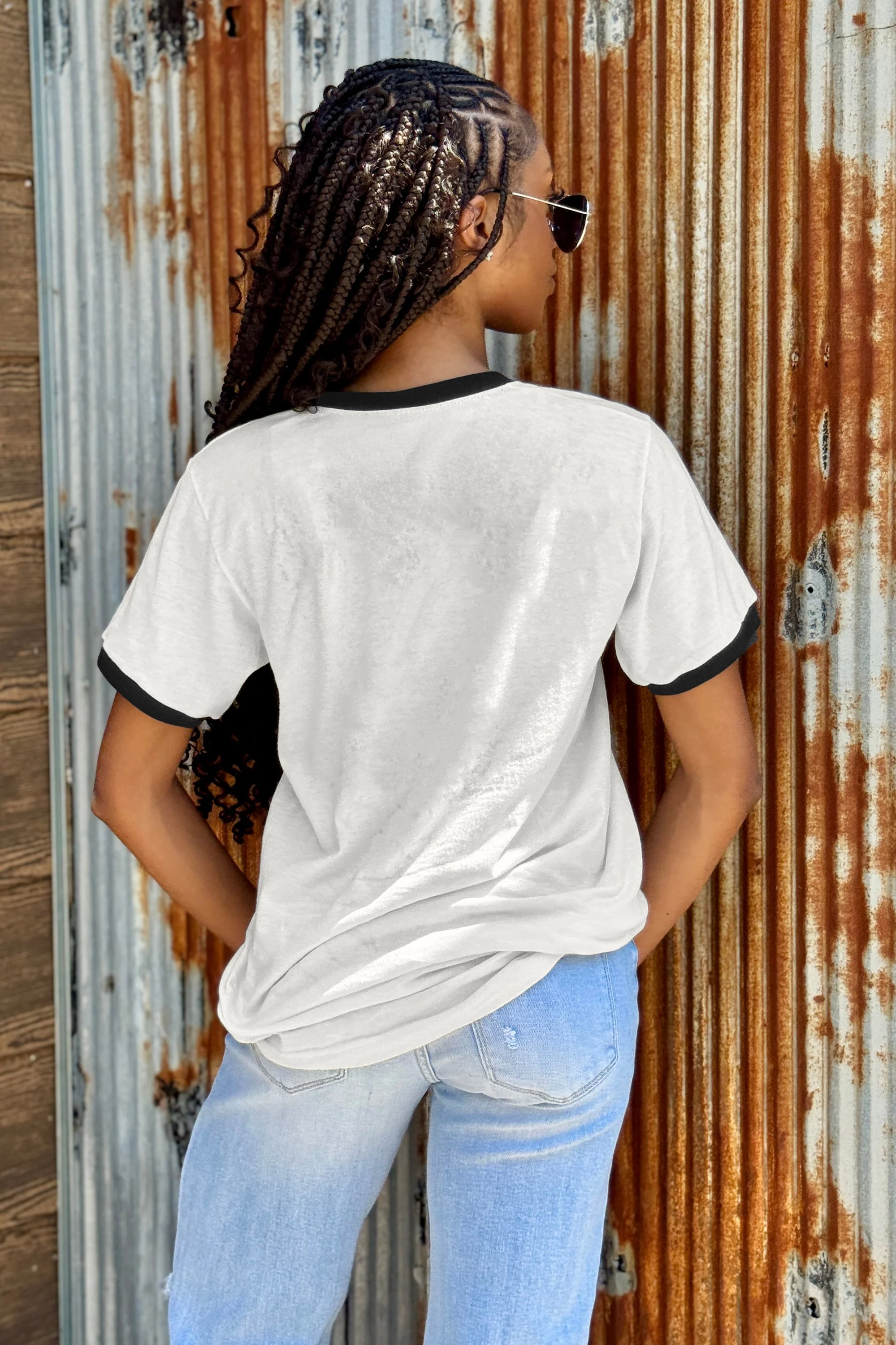 IOWA HAWKEYES SWIFT STRIKE VINTAGE RINGER TEE - Image 4