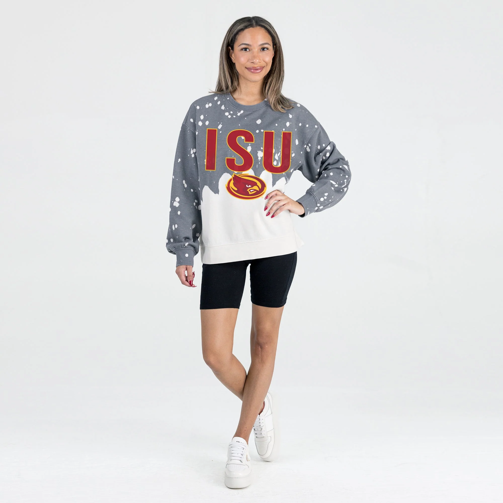 IOWA STATE CYCLONES CASUAL FAN LONG-SLEEVE FRENCH TERRY PULLOVER - Image 5