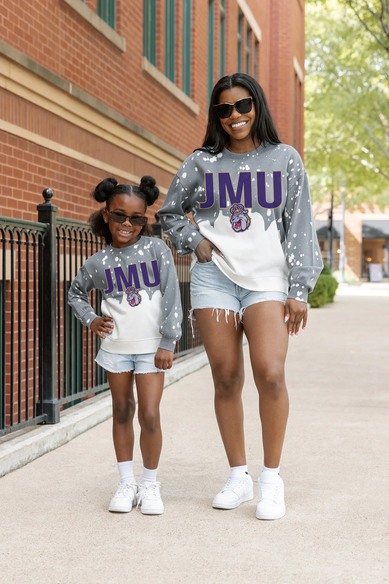 JAMES MADISON DUKES CASUAL FAN LONG-SLEEVE FRENCH TERRY PULLOVER - Image 4