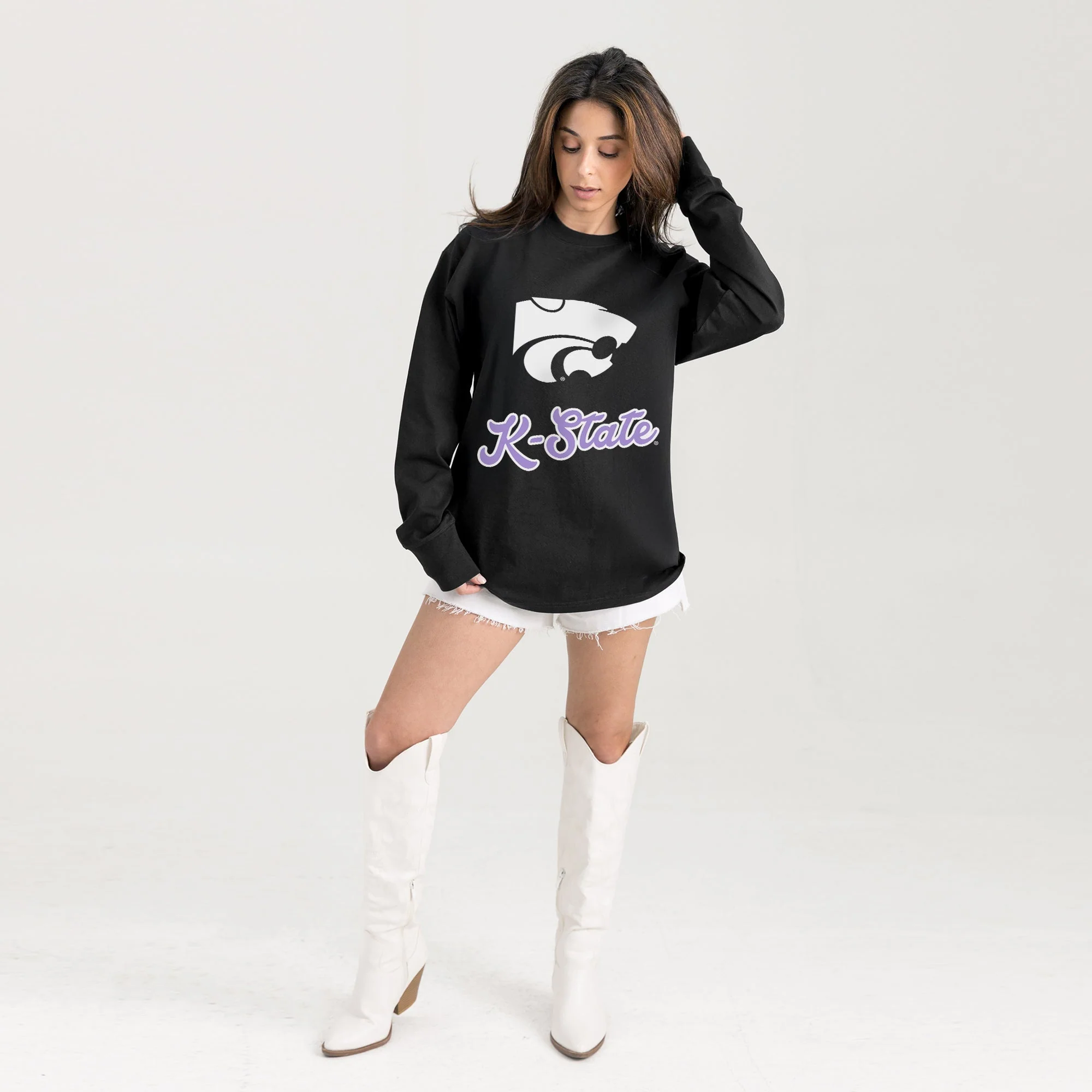 KANSAS STATE WILDCATS HONOR ROLL ESSENTIAL RELAXED FIT LONG SLEEVE TEE - Image 6