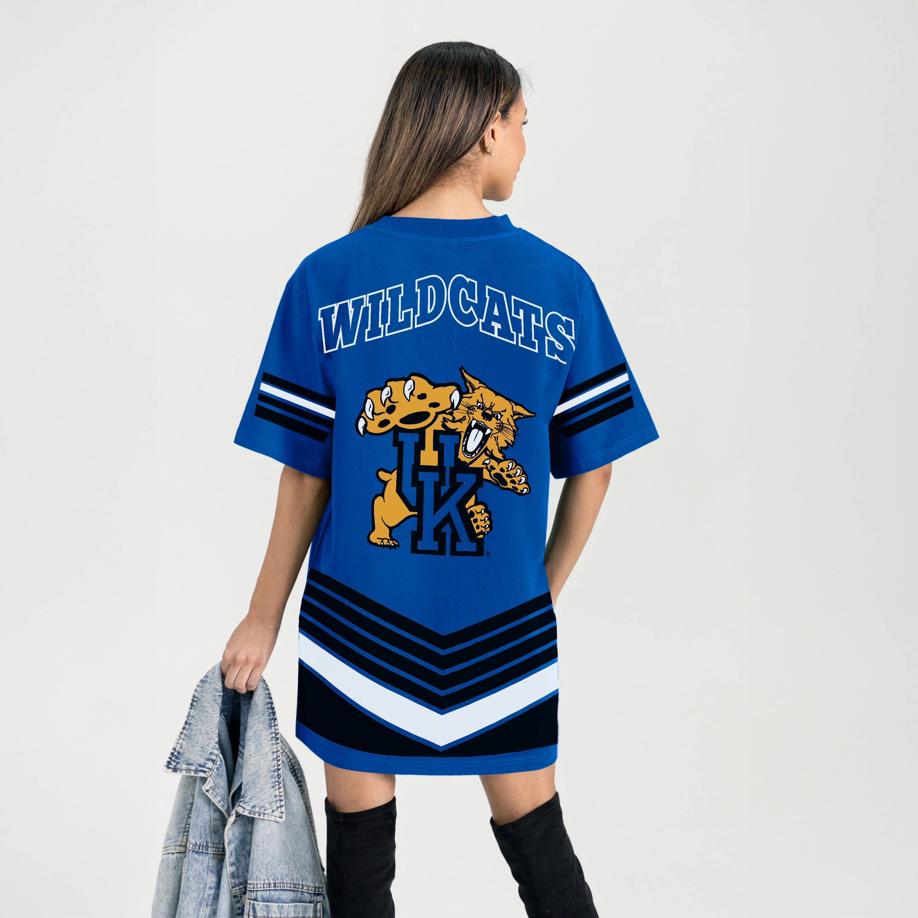 KENTUCKY WILDCATS PERFECT SCORE RETRO T-SHIRT DRESS - Image 7