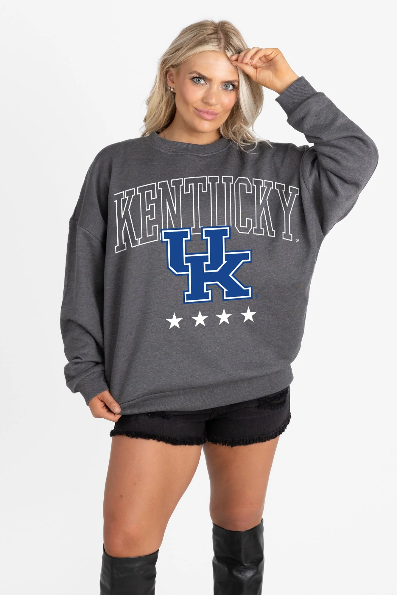 KENTUCKY WILDCATS RISING STAR PREMIUM FLEECE CREWNECK PULLOVER - Image 6