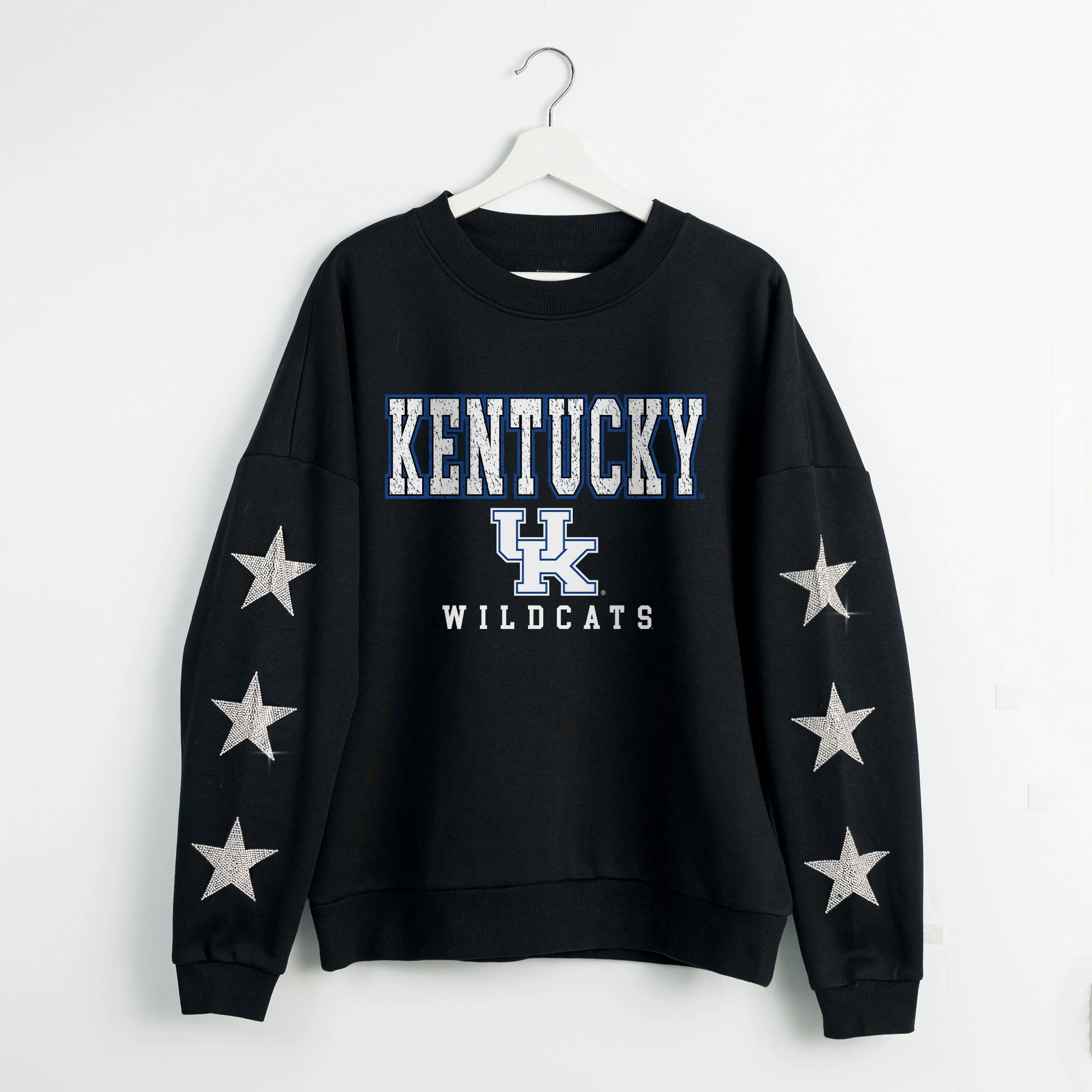 KENTUCKY WILDCATS VELOCITY STAR EMBELLISHED CREW SWEATSHIRT - Image 8