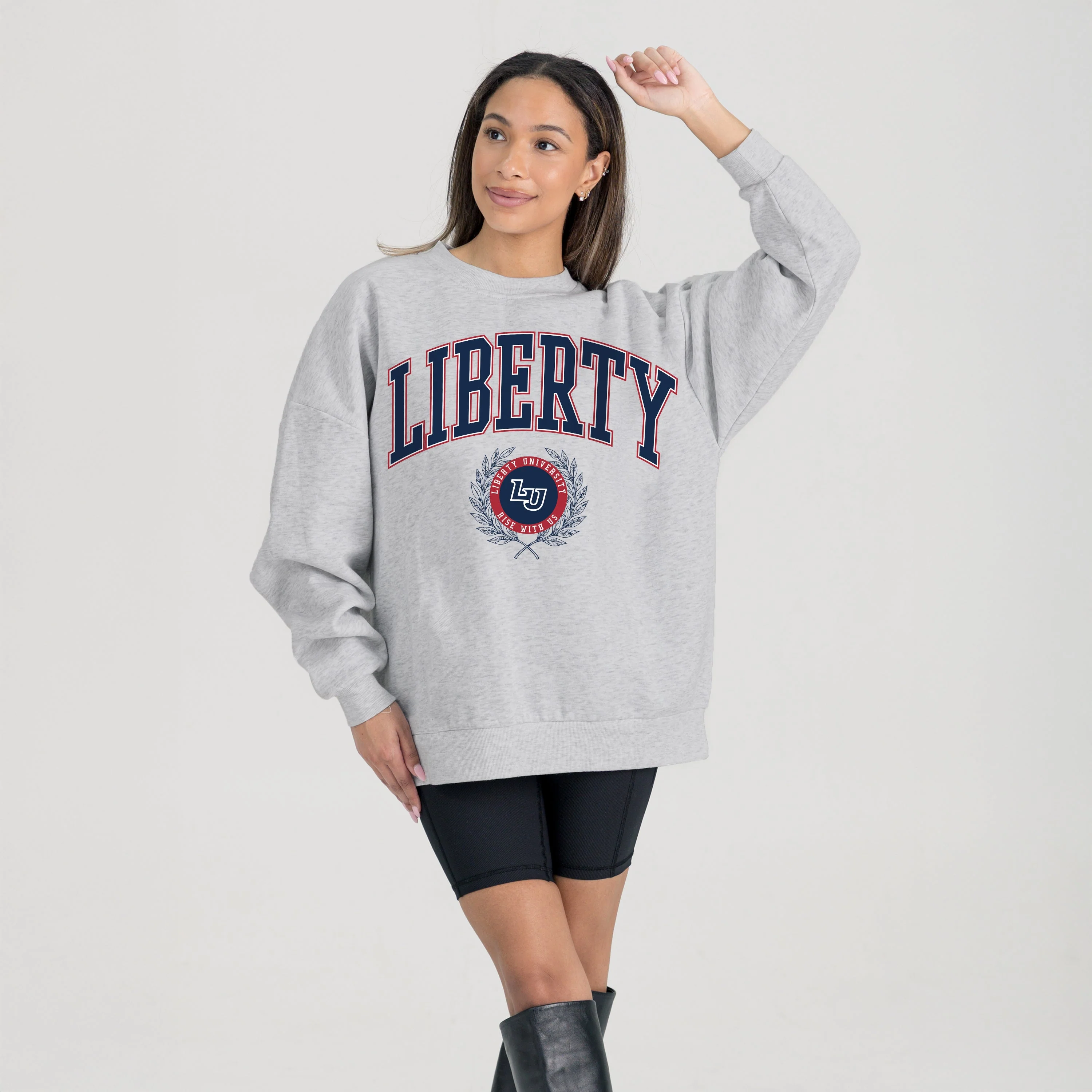 LIBERTY FLAMES TRADITION REFINED PREMIUM FLEECE CREWNECK PULLOVER - Image 6