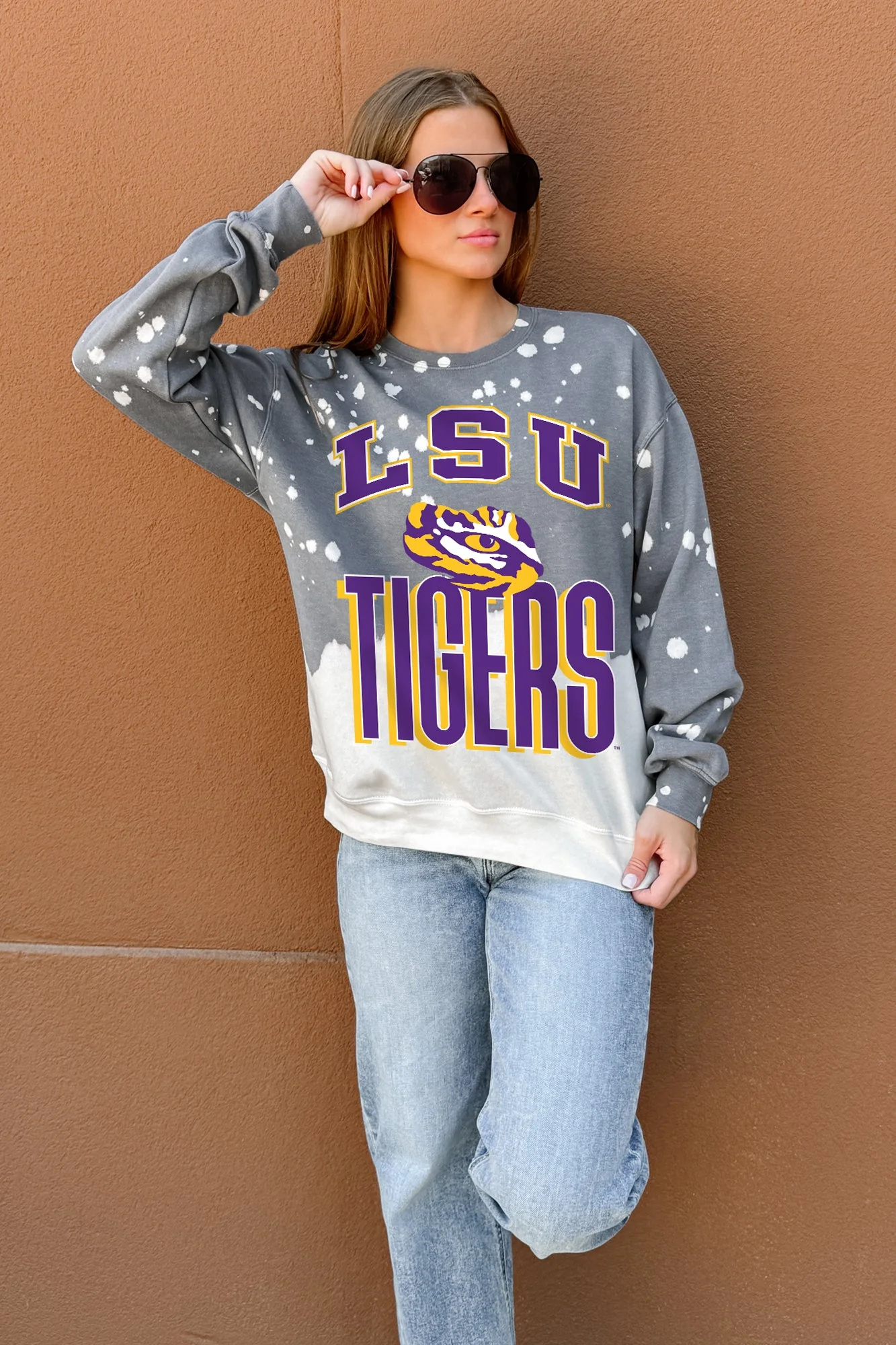 LSU TIGERS ARCH RIVALS LONG-SLEEVE FRENCH TERRY PULLOVER - Image 2