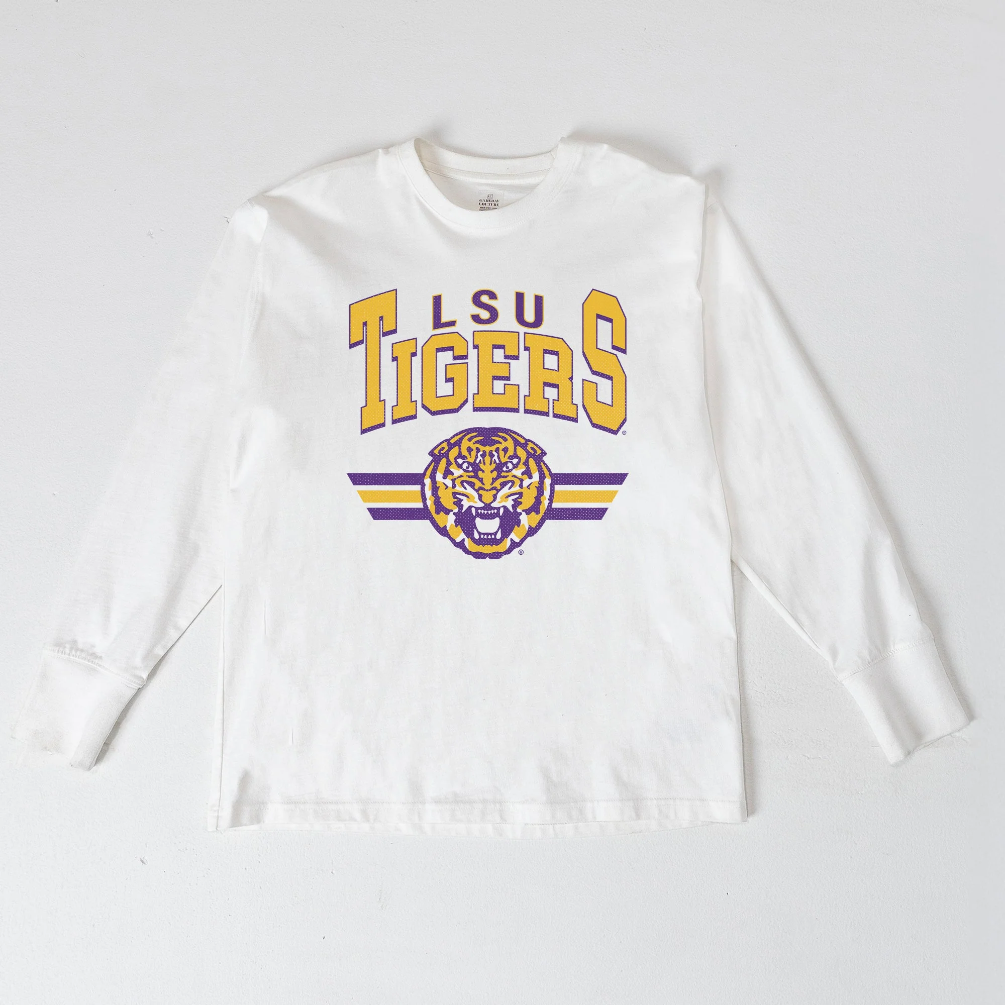 LSU TIGERS SWIFT STRIKE ESSENTIAL RELAXED FIT LONG SLEEVE TEE