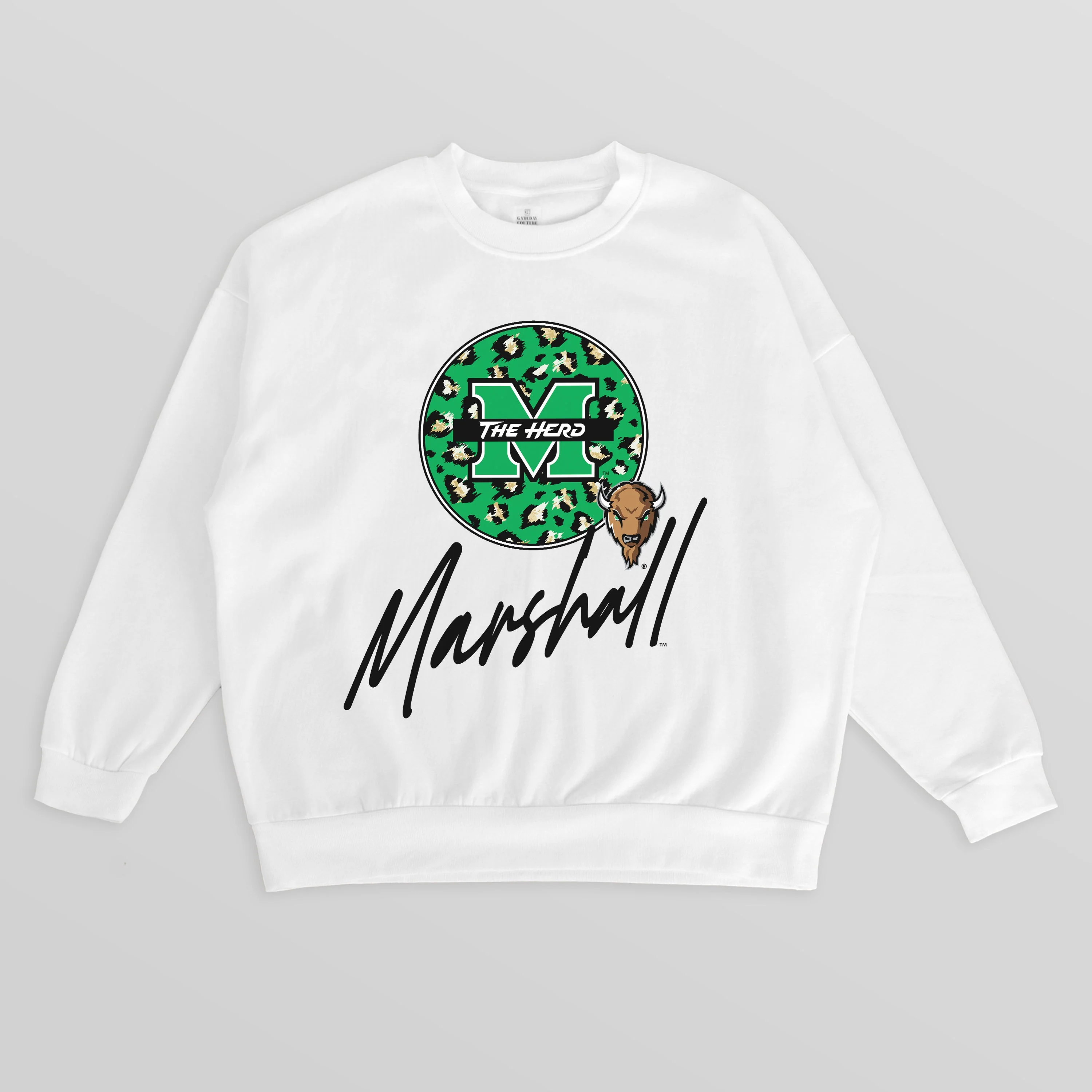 MARSHALL THUNDERING HERD WILD BREAKTHROUGH PREMIUM FLEECE CREWNECK PULLOVER - Image 8