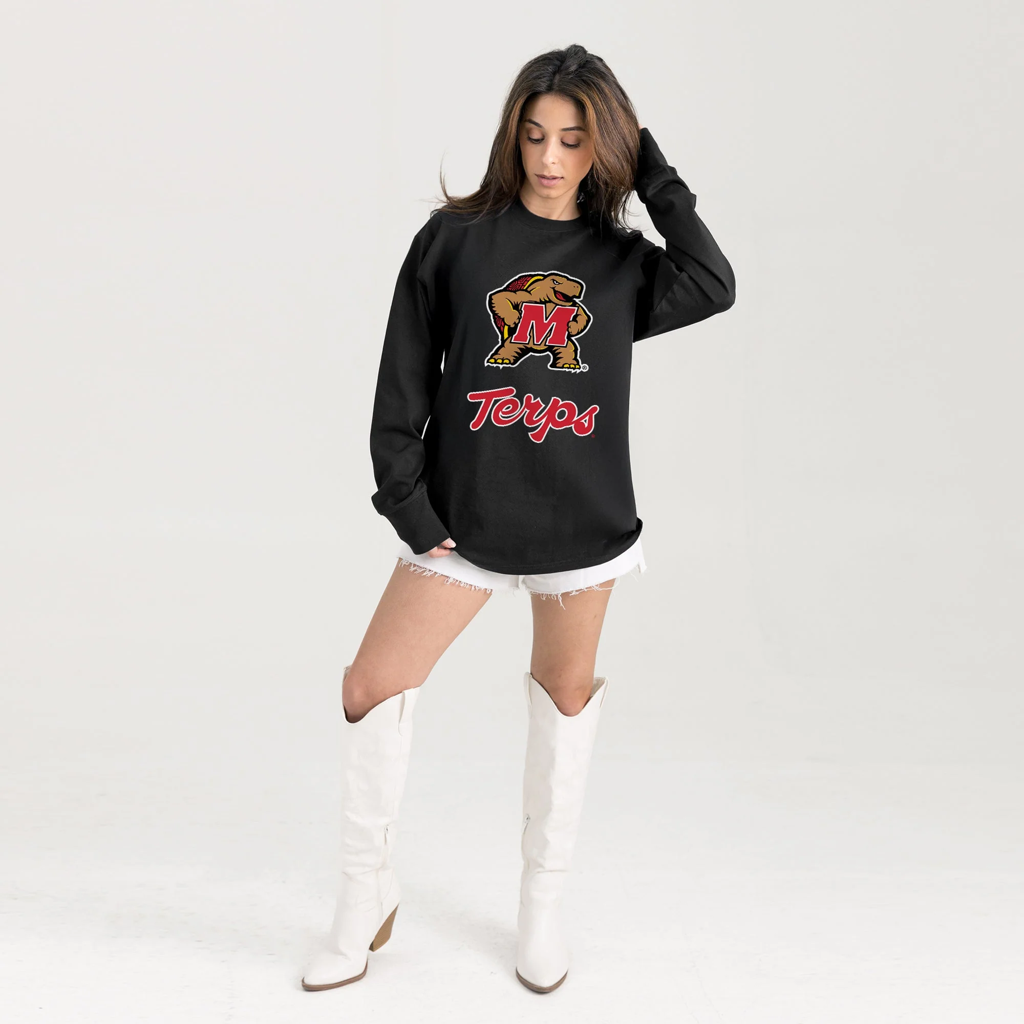 MARYLAND TERRAPINS HONOR ROLL ESSENTIAL RELAXED FIT LONG SLEEVE TEE - Image 6