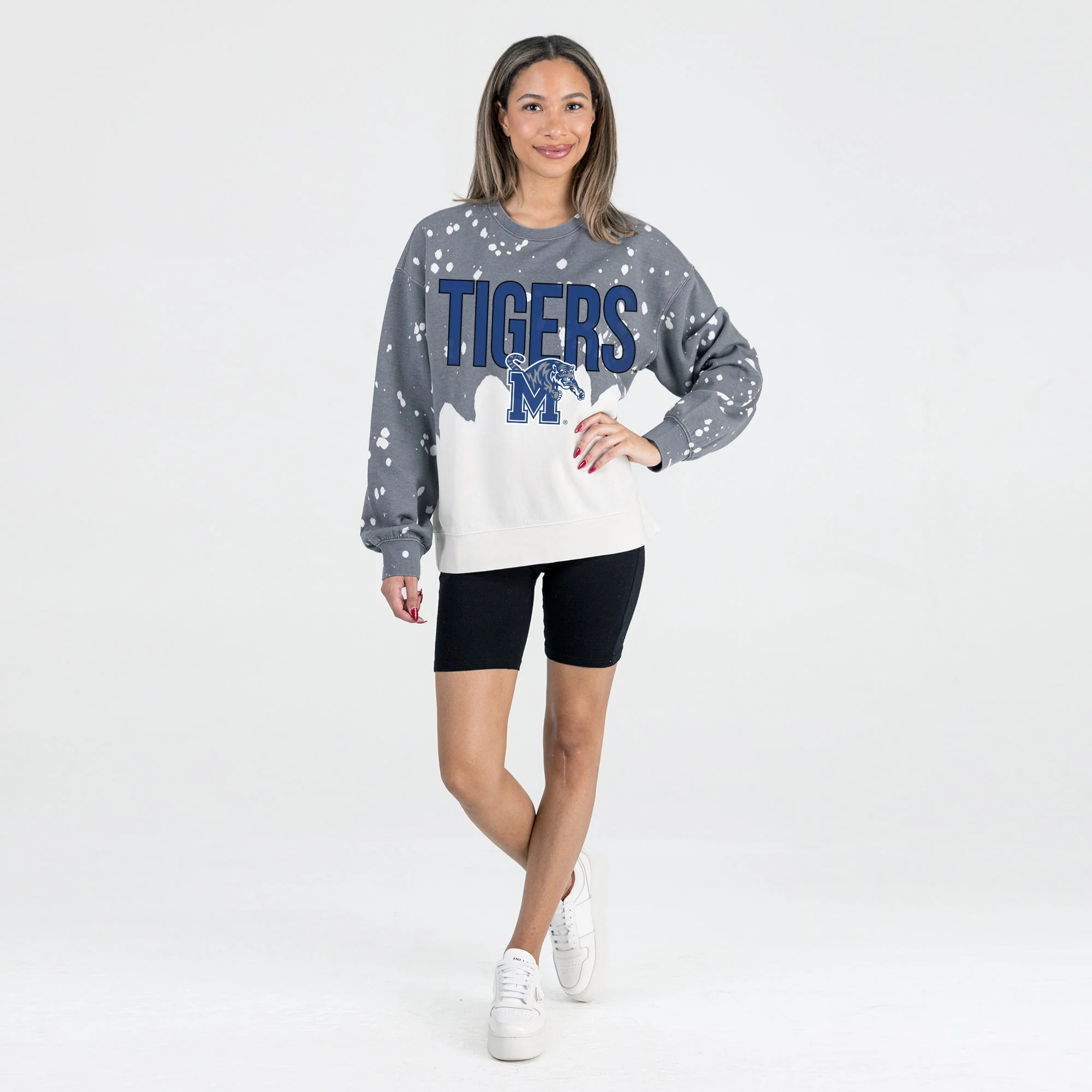 MEMPHIS TIGERS CASUAL FAN LONG-SLEEVE FRENCH TERRY PULLOVER - Image 5