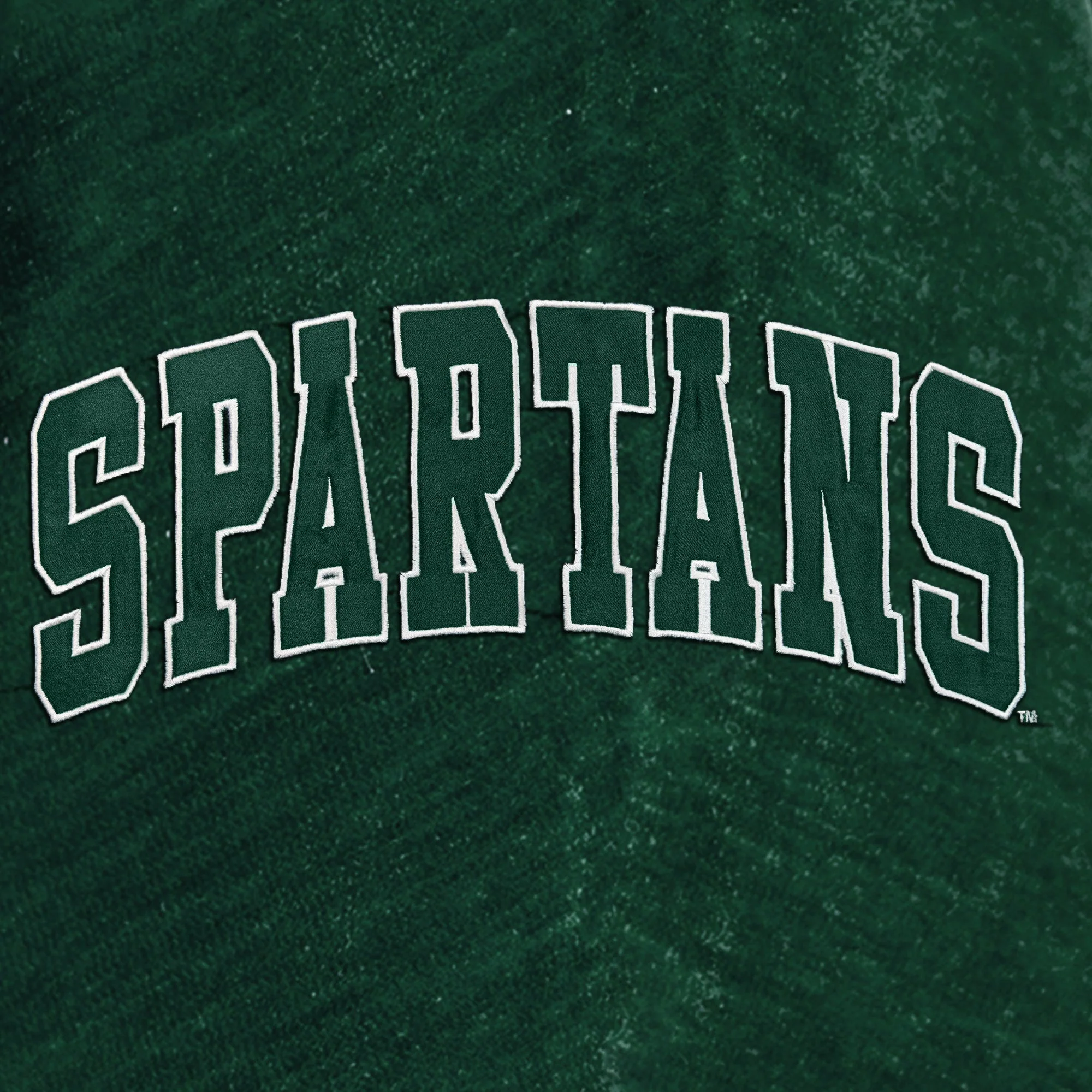 MICHIGAN STATE SPARTANS MAKE A MOVE MOCK NECK CHENILLE PULLOVER - Image 12