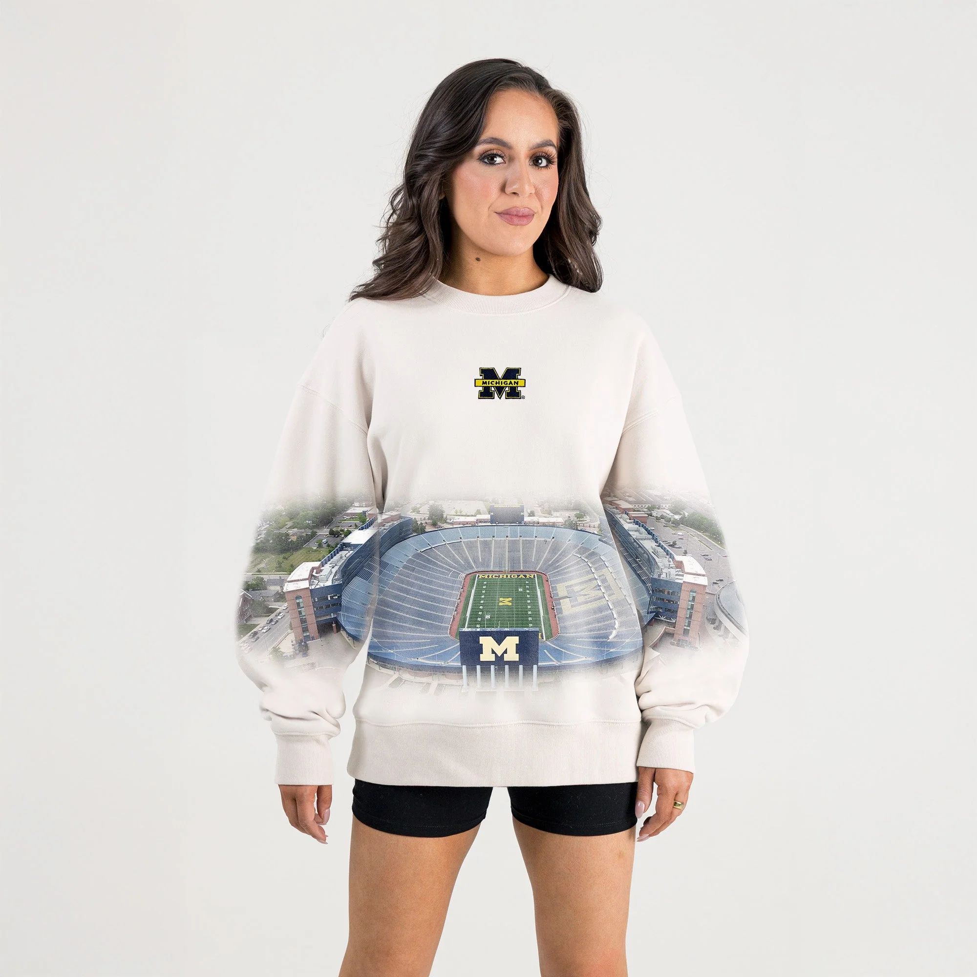 MICHIGAN WOLVERINES POWER MOVE PREMIUM DROP SHOULDER PULLOVER - Image 6
