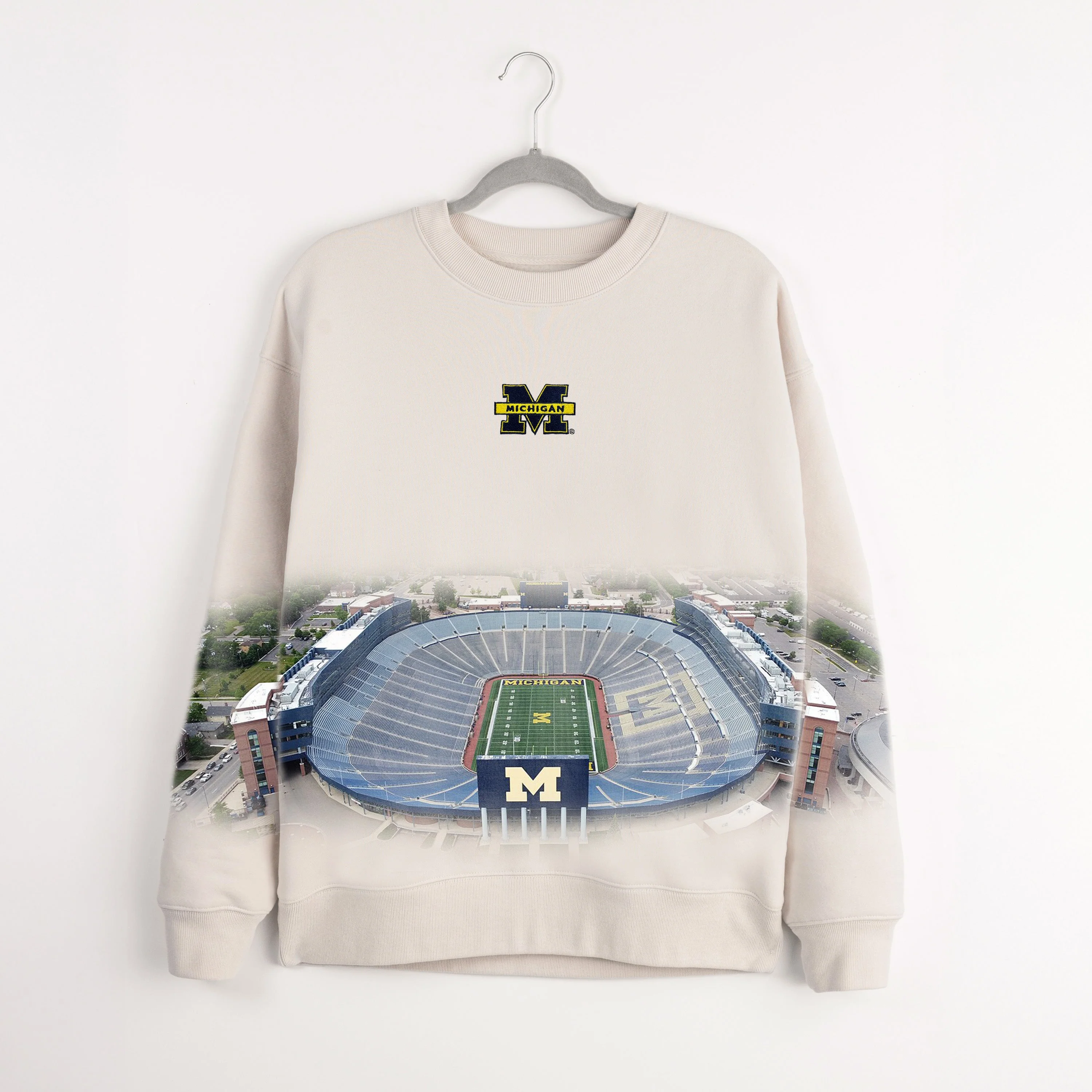 MICHIGAN WOLVERINES POWER MOVE PREMIUM DROP SHOULDER PULLOVER - Image 8