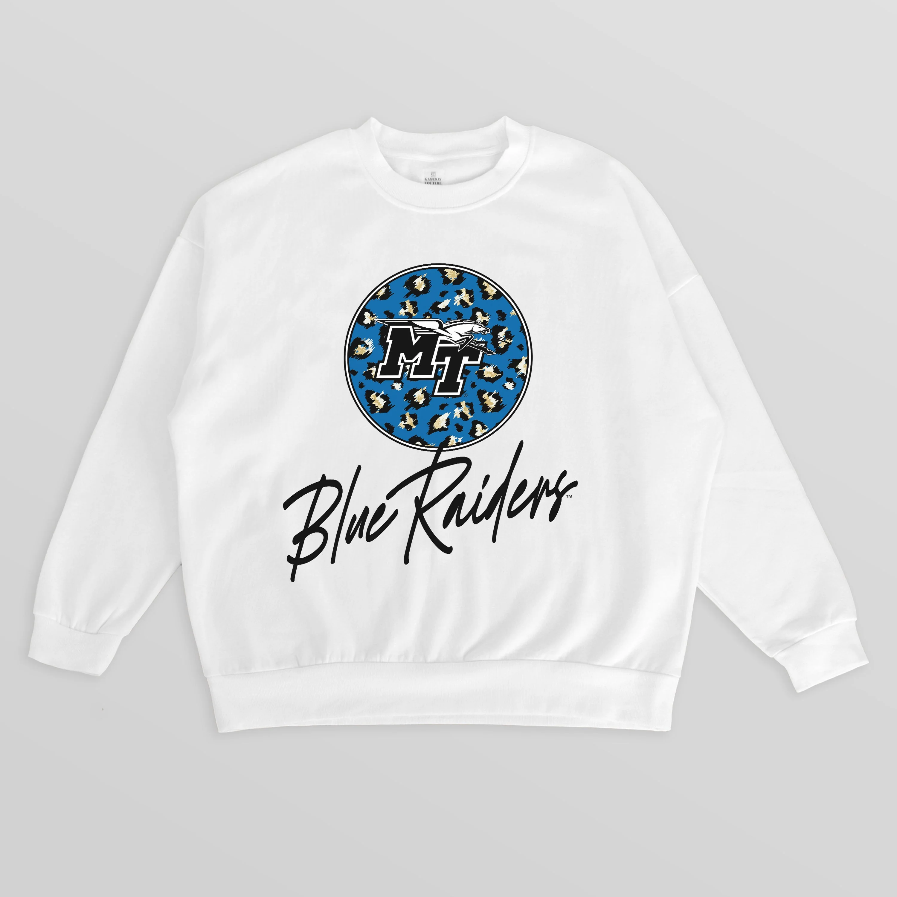 MIDDLE TENNESSEE STATE BLUE RAIDERS WILD BREAKTHROUGH PREMIUM FLEECE CREWNECK PULLOVER - Image 8