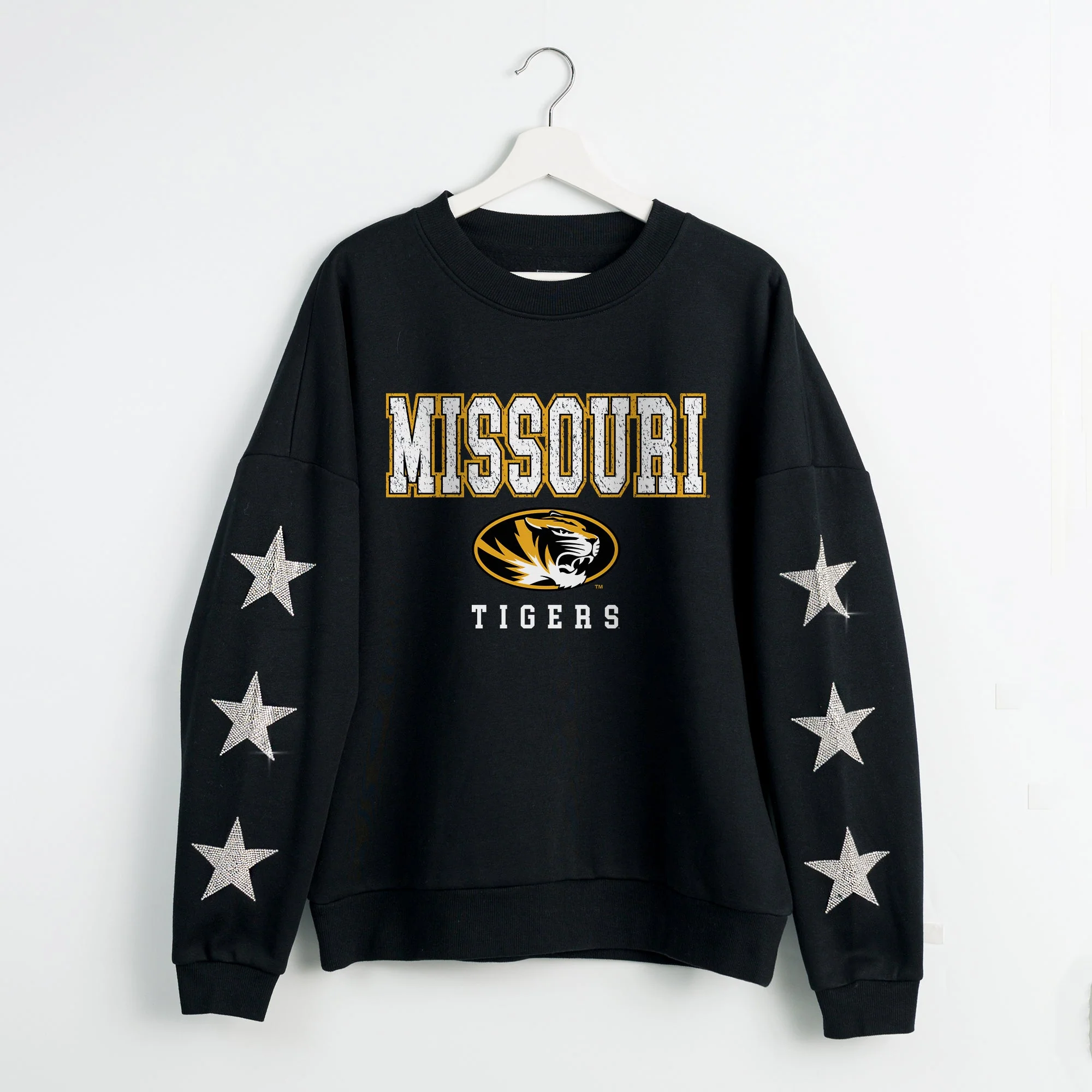 MISSOURI TIGERS VELOCITY STAR EMBELLISHED CREW SWEATSHIRT - Image 8