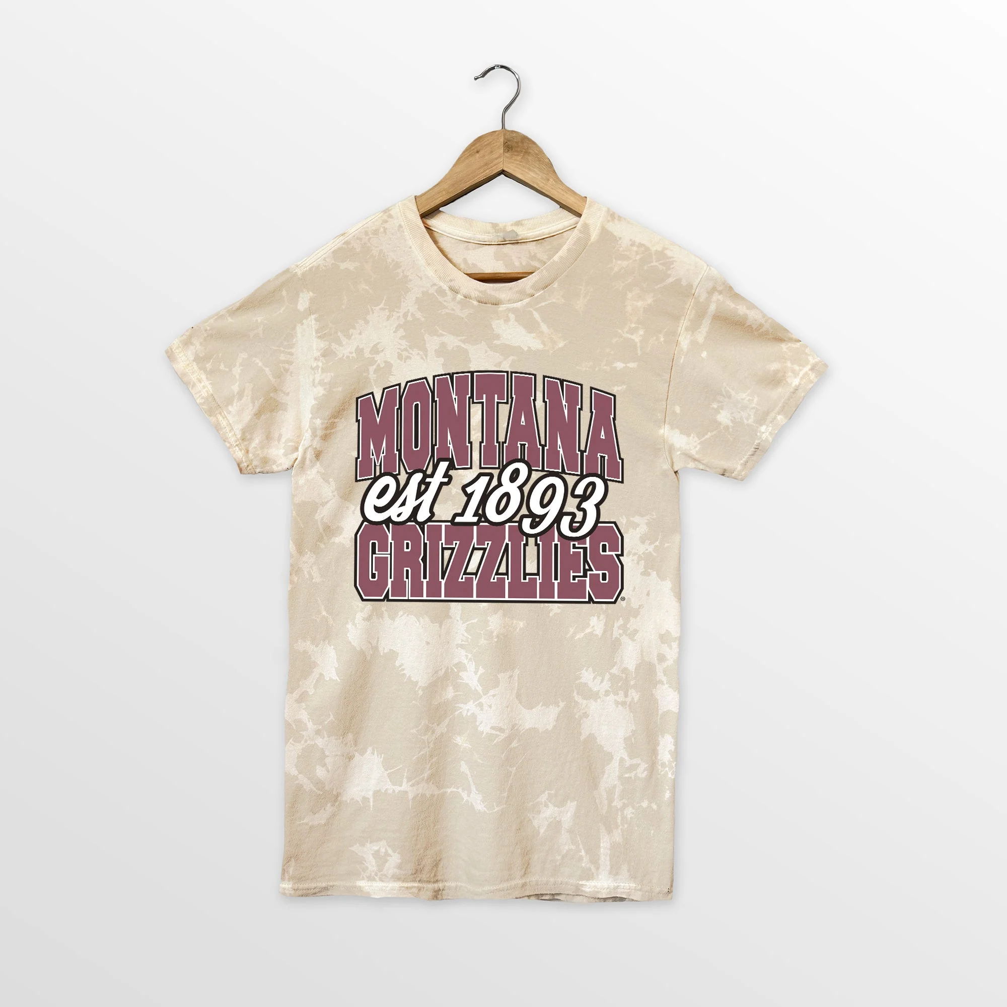 MONTANA GRIZZLIES DEEP ROOTS BLEACH WASH TEE