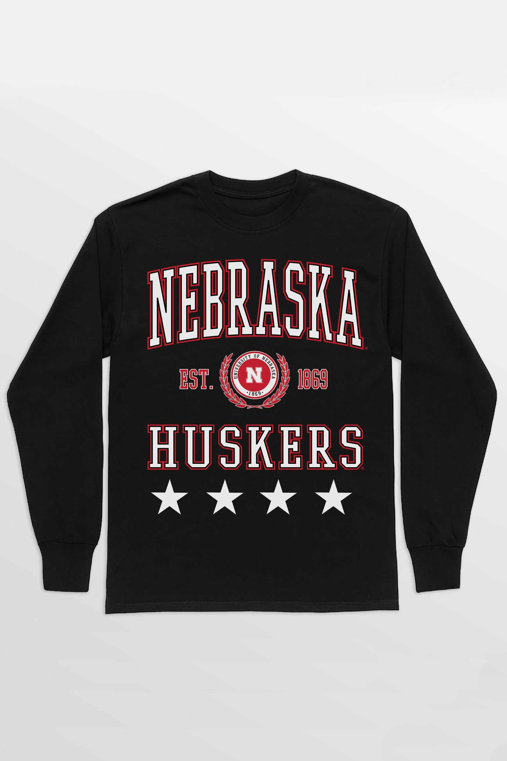 NEBRASKA CORNHUSKERS EVERYDAY STAR ESSENTIAL RELAXED FIT LONG SLEEVE TEE - Image 8