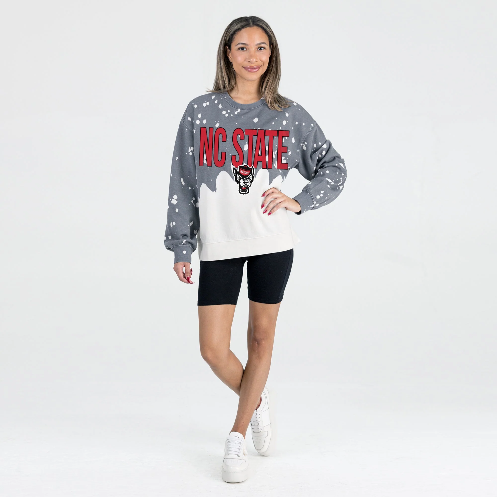 NORTH CAROLINA STATE WOLFPACK CASUAL FAN LONG-SLEEVE FRENCH TERRY PULLOVER - Image 5