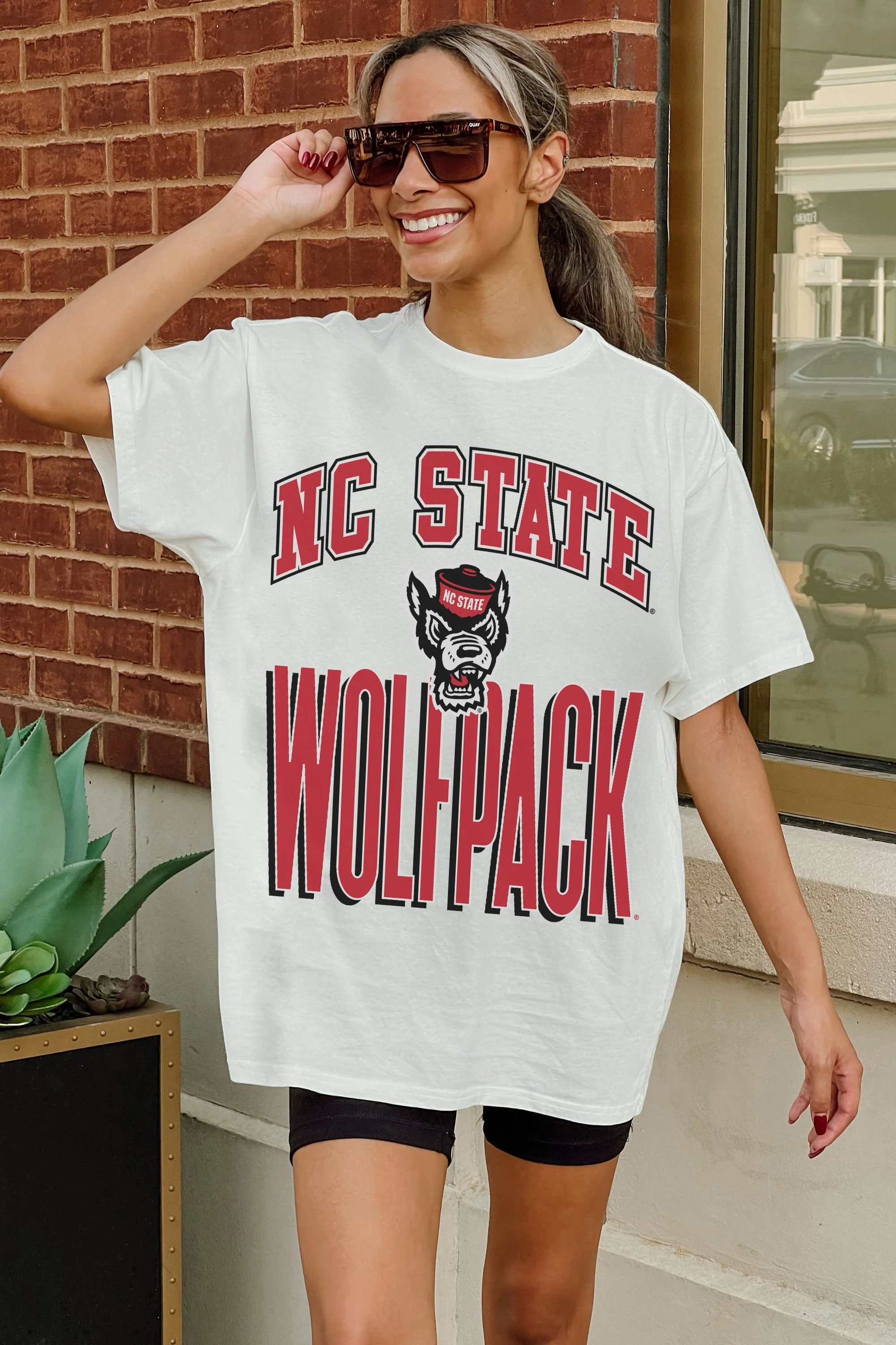 NORTH CAROLINA STATE WOLFPACK FIERCE FOCUS WASHED RELAXED FIT TEE - Image 2