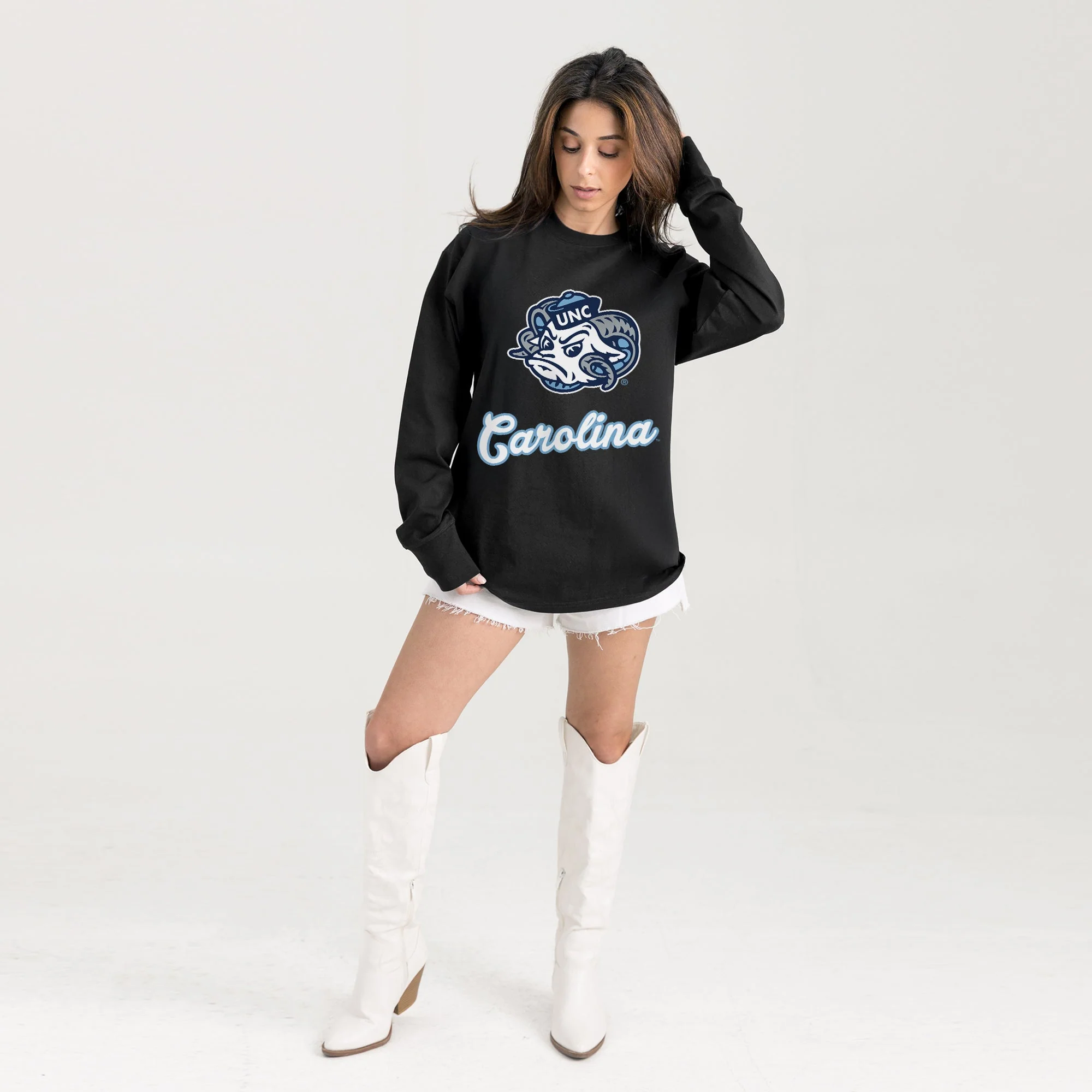 NORTH CAROLINA TAR HEELS HONOR ROLL ESSENTIAL RELAXED FIT LONG SLEEVE TEE - Image 6