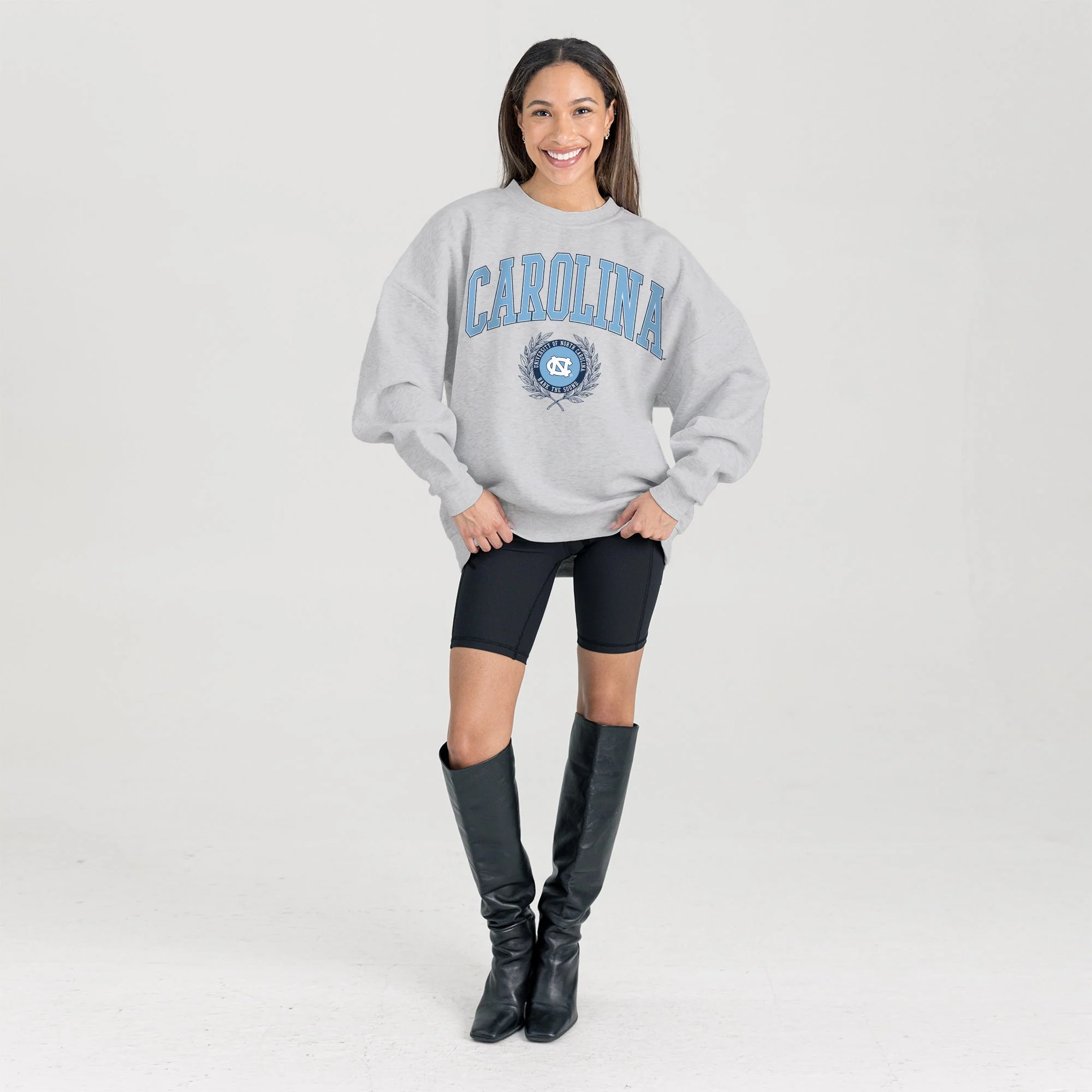 NORTH CAROLINA TAR HEELS TRADITION REFINED PREMIUM FLEECE CREWNECK PULLOVER - Image 5