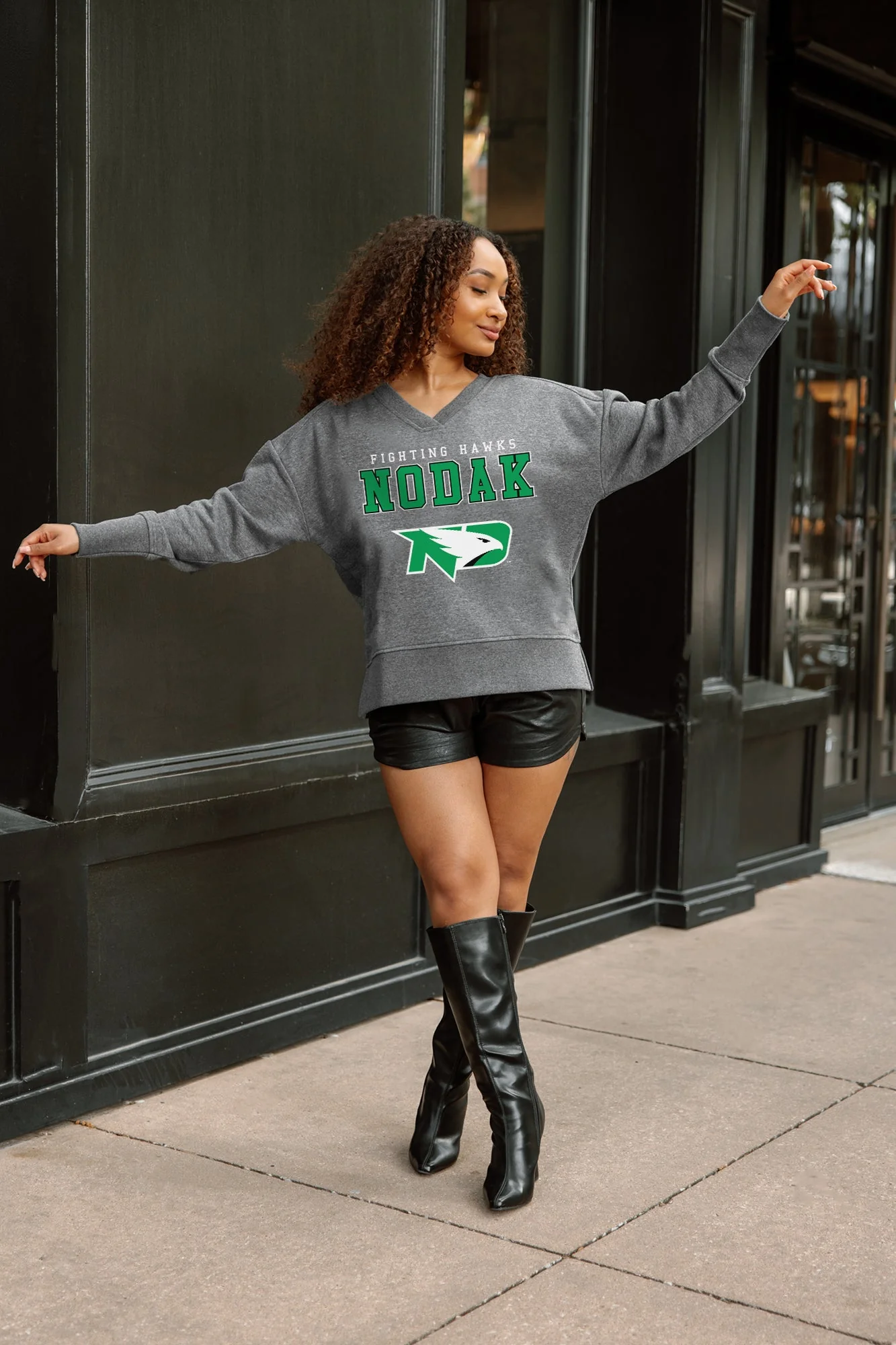 NORTH DAKOTA FIGHTING HAWKS MOST WANTED CLASSIC FRENCH TERRY PULLOVER - Image 6