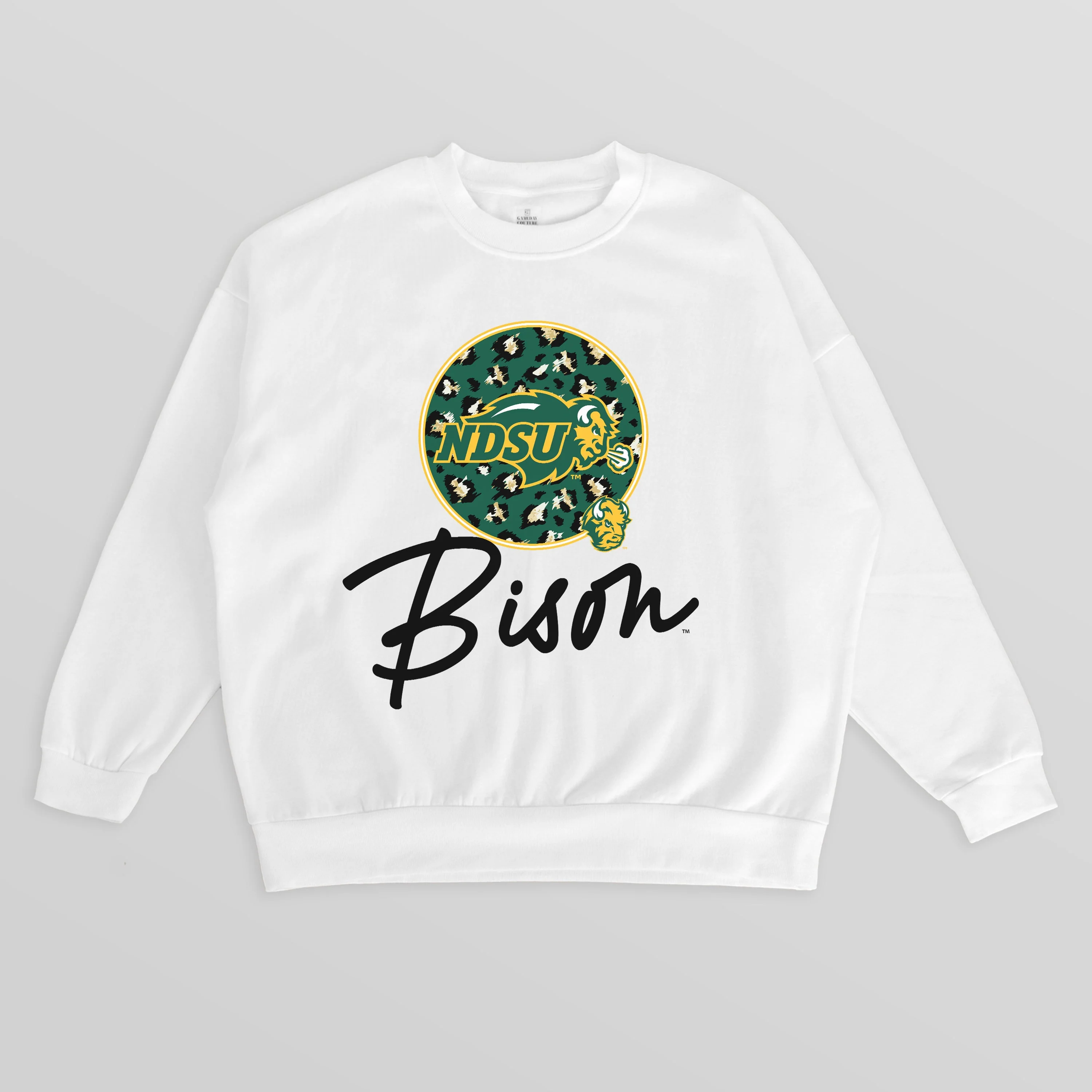 NORTH DAKOTA STATE BISON WILD BREAKTHROUGH PREMIUM FLEECE CREWNECK PULLOVER - Image 8