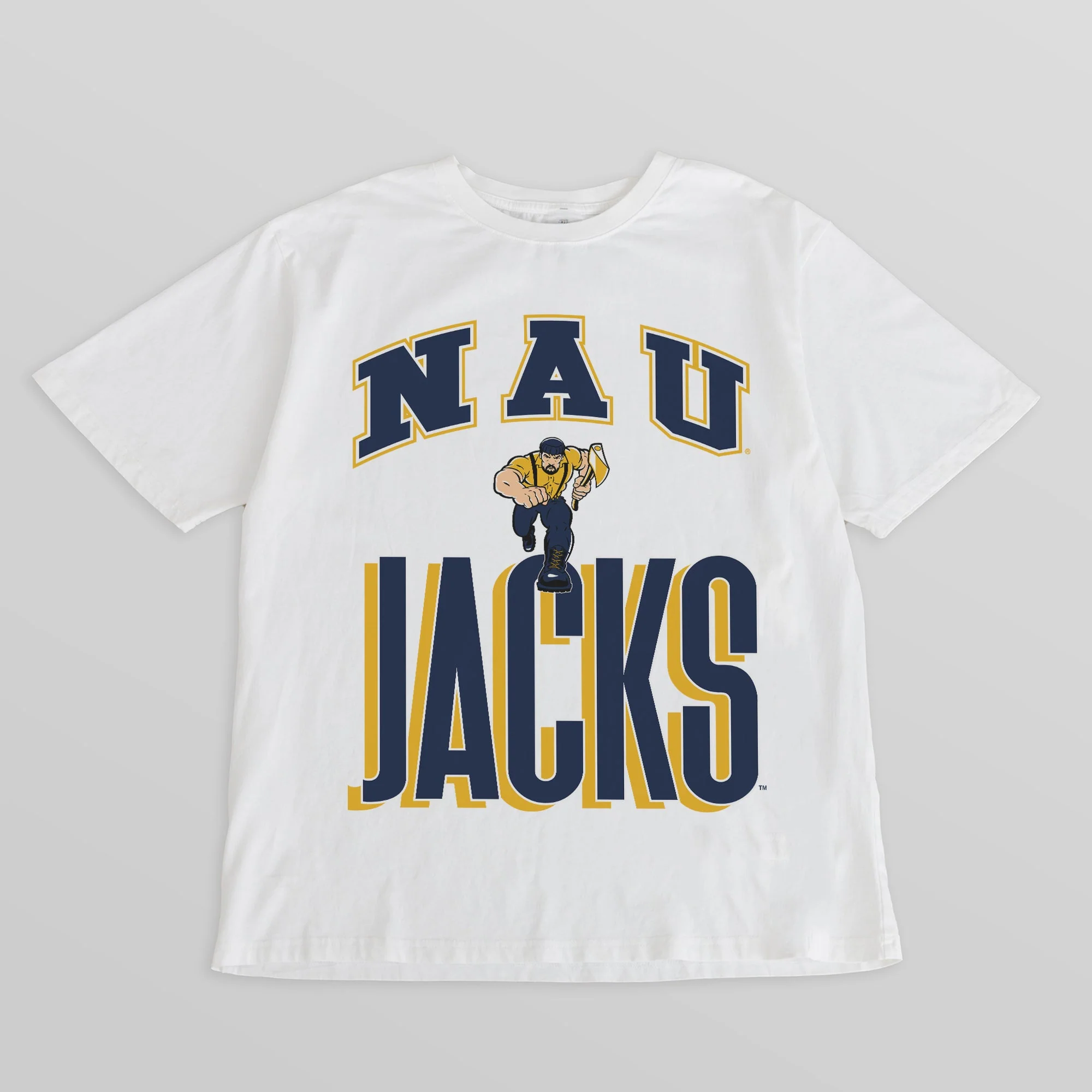 NORTHERN ARIZONA LUMBERJACKS FIERCE FOCUS WASHED RELAXED FIT TEE