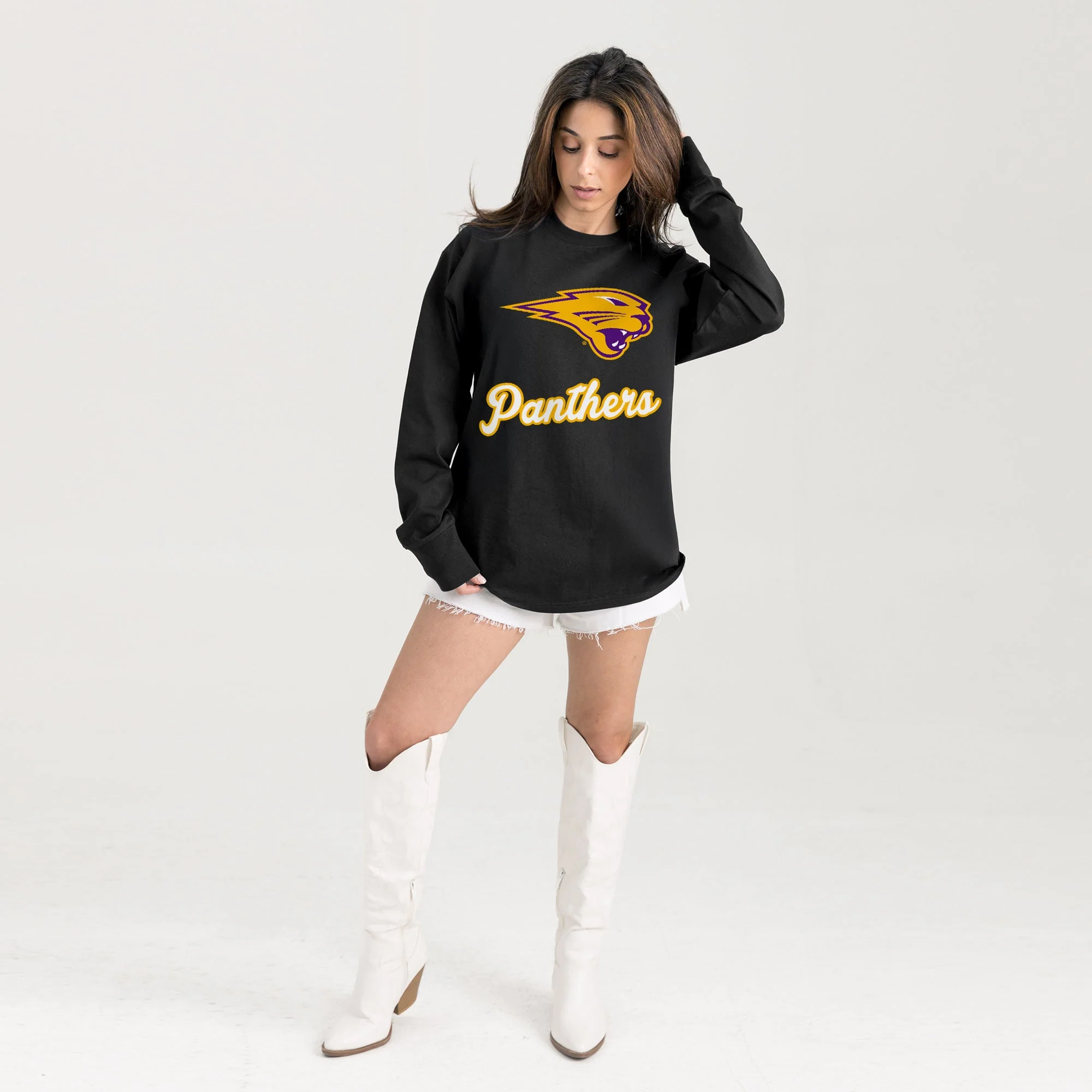 NORTHERN IOWA PANTHERS HONOR ROLL ESSENTIAL RELAXED FIT LONG SLEEVE TEE - Image 6