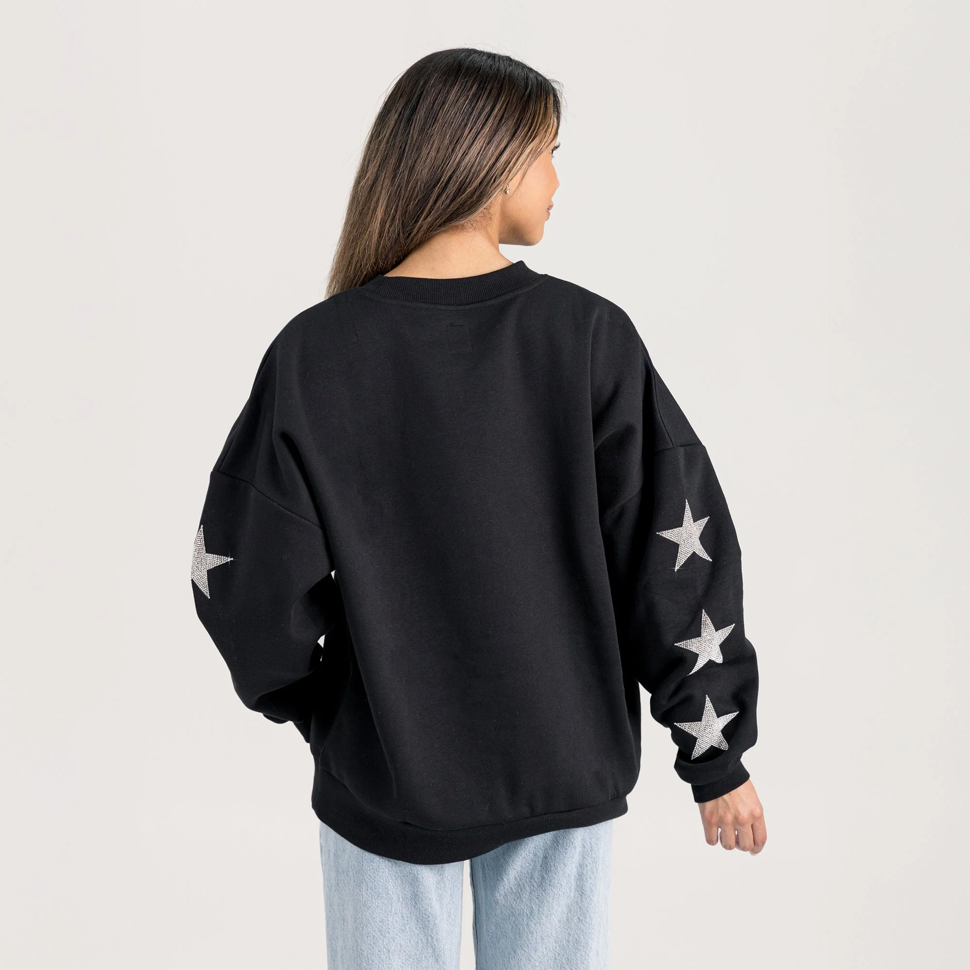 OHIO STATE BUCKEYES VELOCITY STAR EMBELLISHED CREW SWEATSHIRT - Image 7