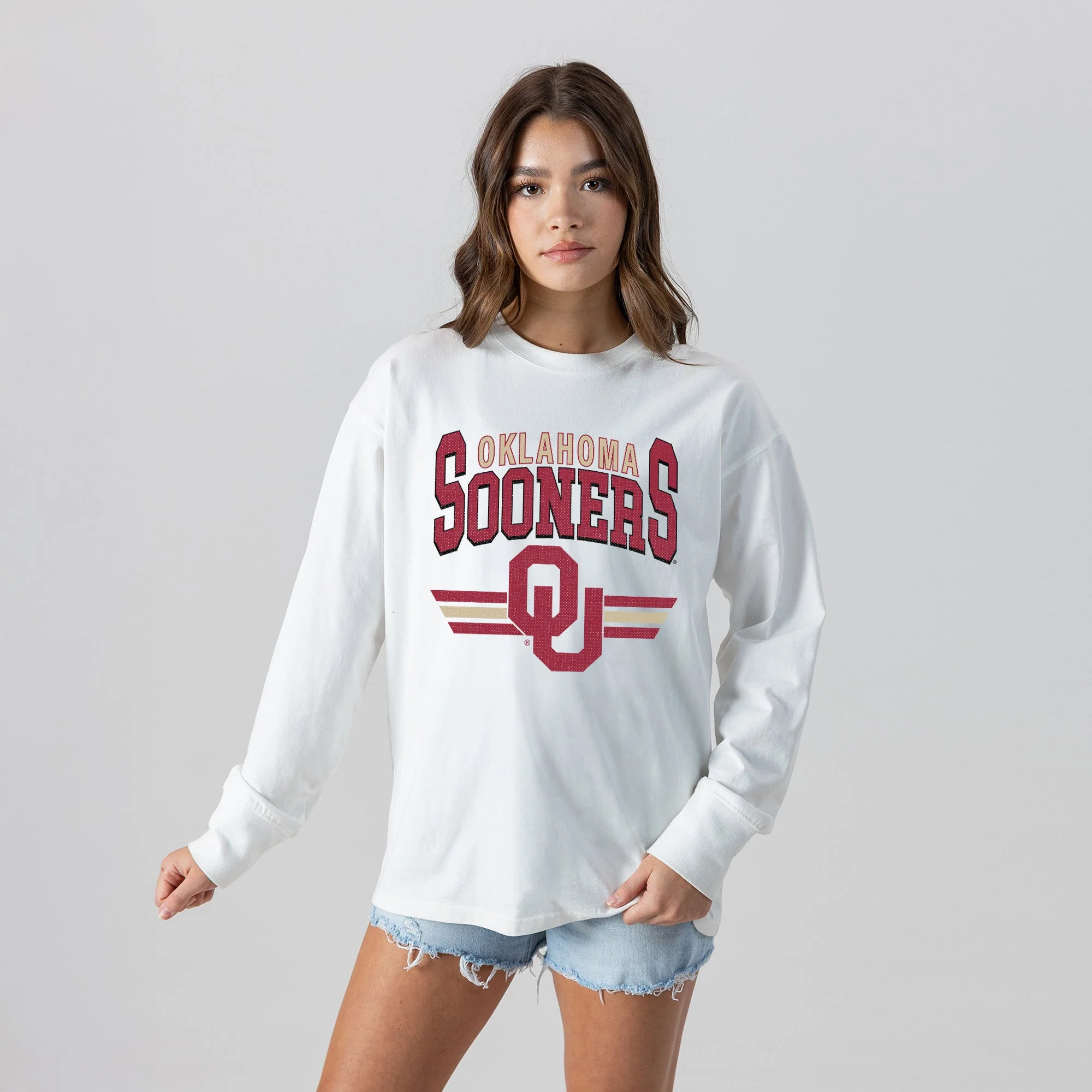 OKLAHOMA SOONERS SWIFT STRIKE ESSENTIAL RELAXED FIT LONG SLEEVE TEE - Image 4