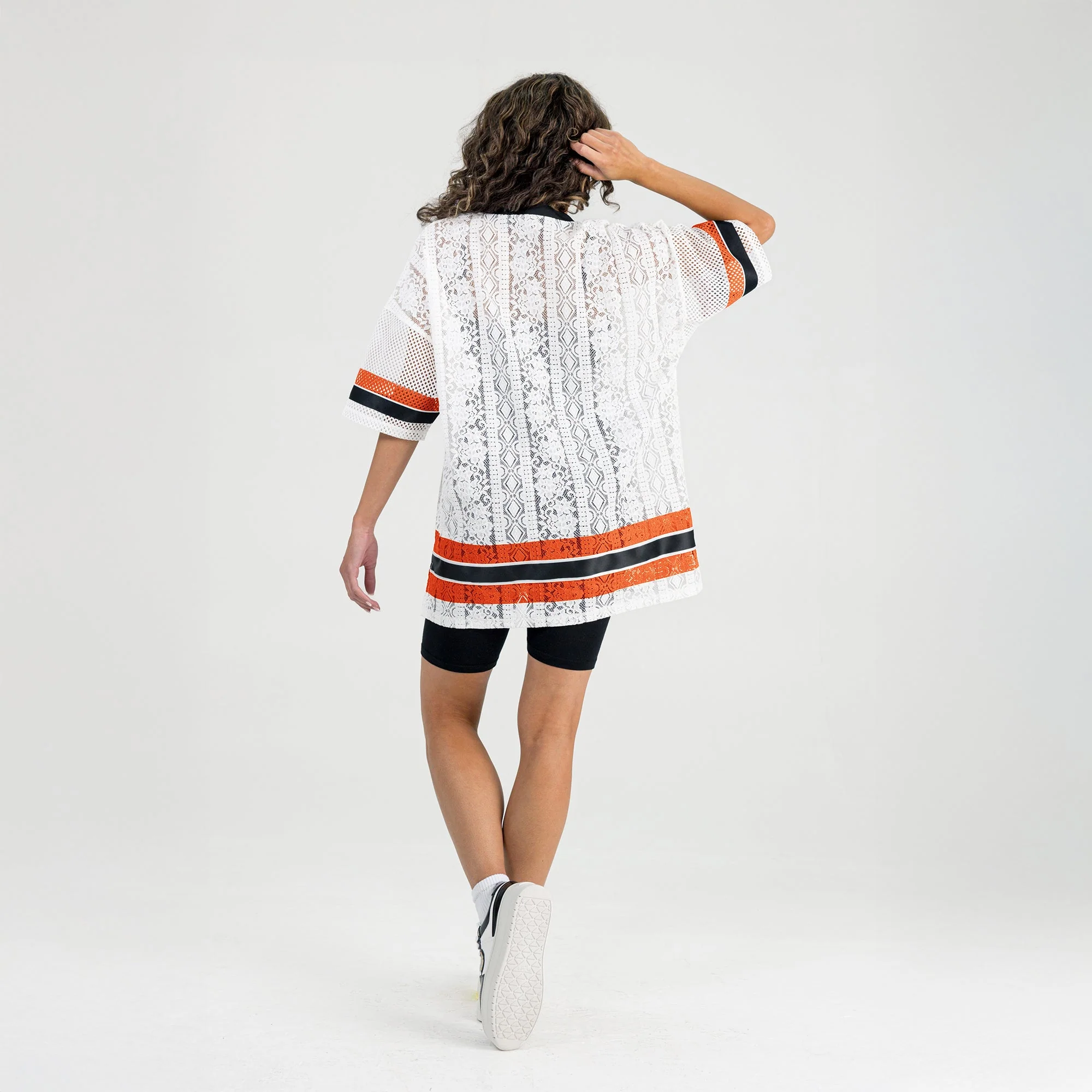 OKLAHOMA STATE COWBOYS HIGH NOTE LACE FASHION JERSEY - Image 5