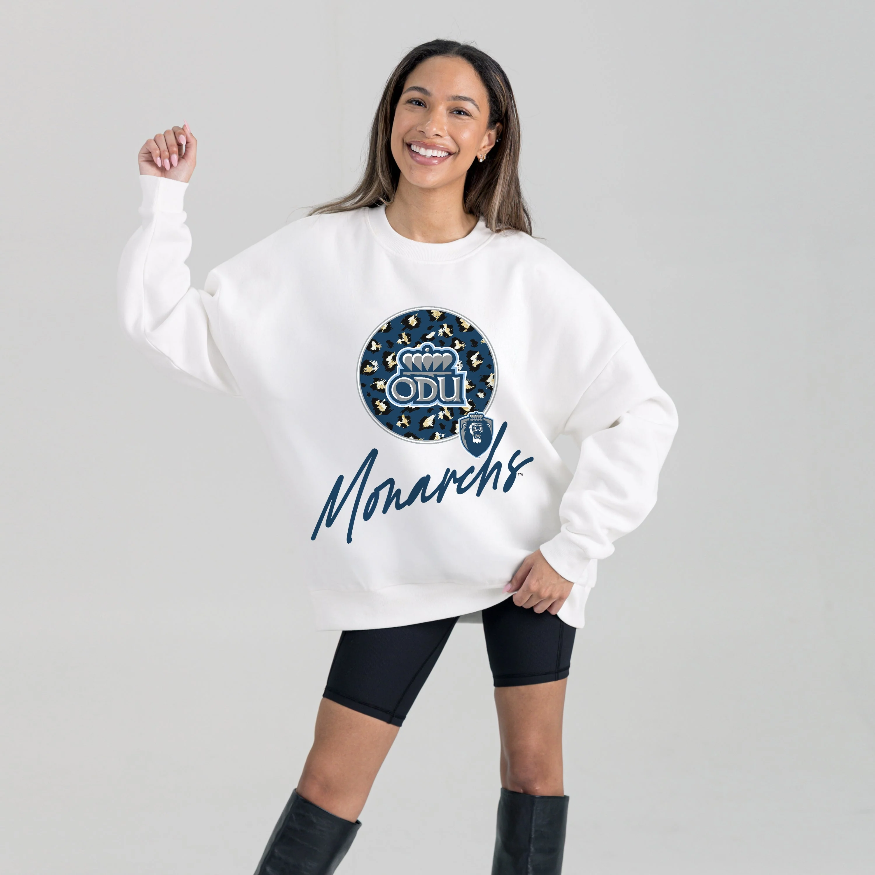 OLD DOMINION MONARCHS WILD BREAKTHROUGH PREMIUM FLEECE CREWNECK PULLOVER - Image 5