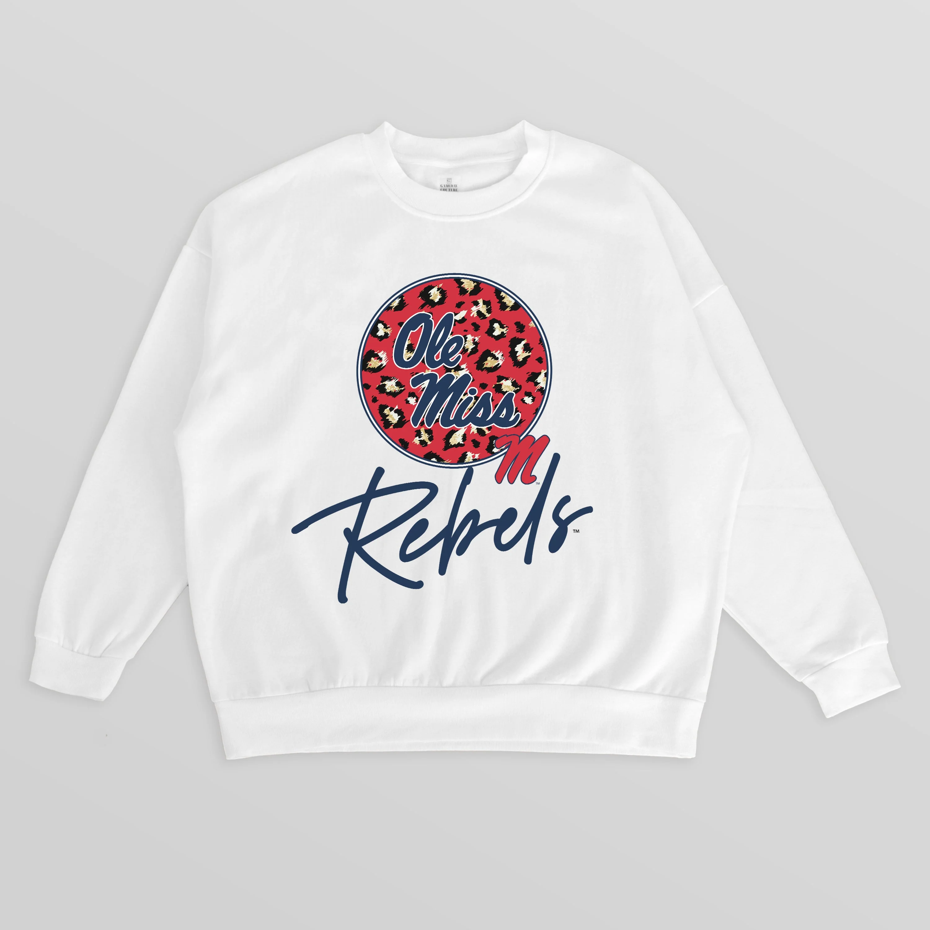 OLE MISS REBELS WILD BREAKTHROUGH PREMIUM FLEECE CREWNECK PULLOVER - Image 8