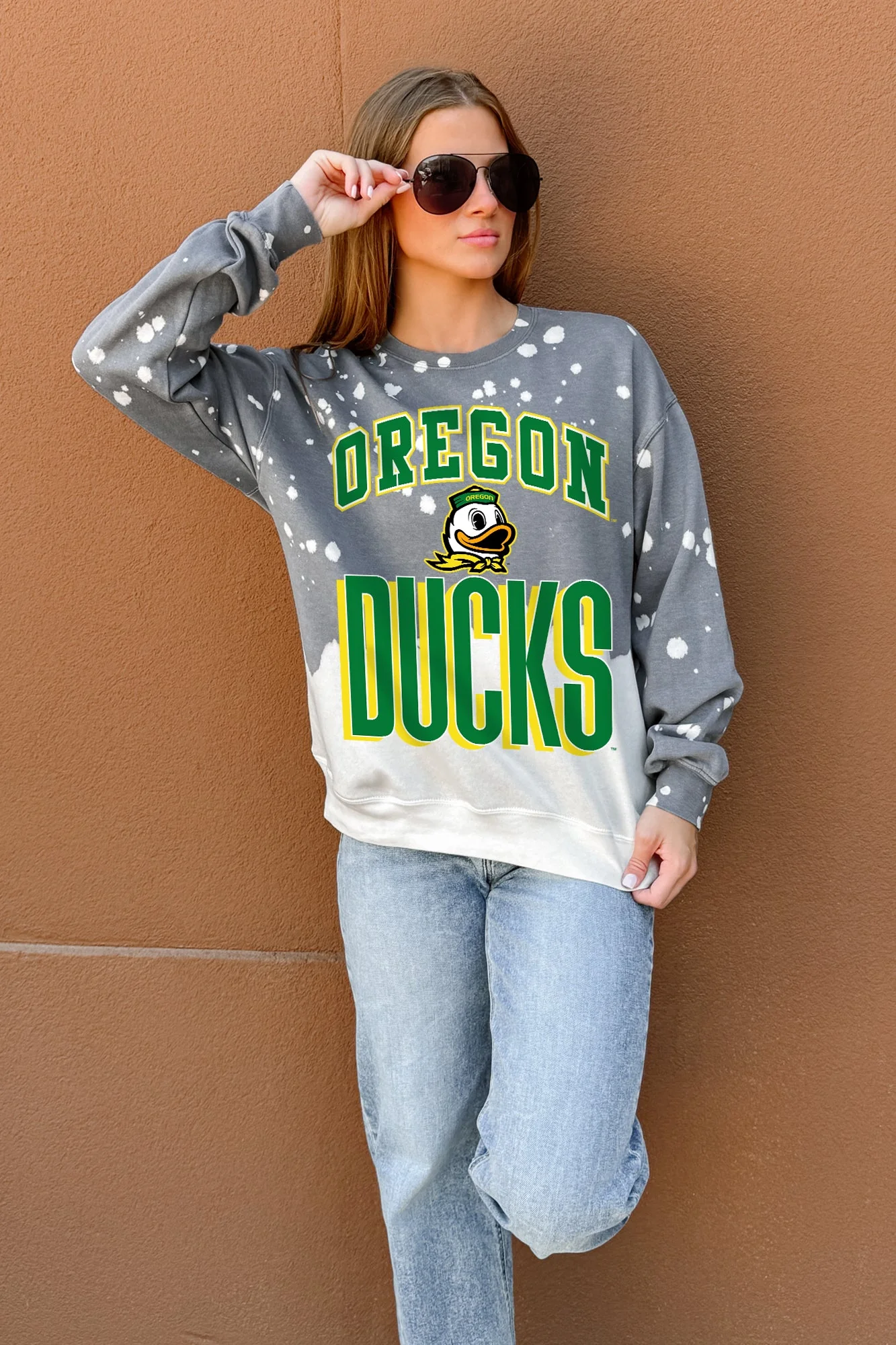 OREGON DUCKS ARCH RIVALS LONG-SLEEVE FRENCH TERRY PULLOVER - Image 2