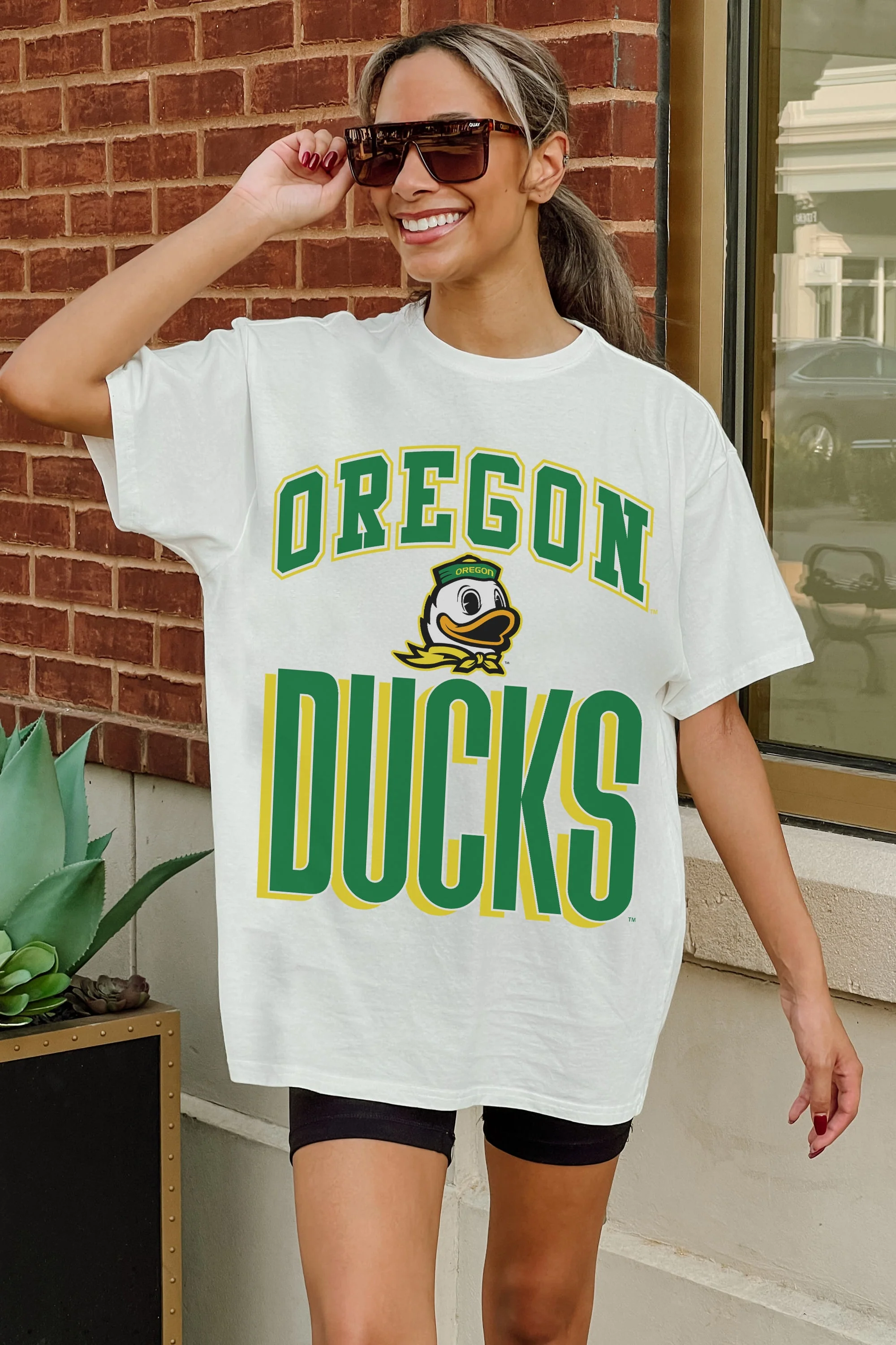 OREGON DUCKS FIERCE FOCUS WASHED RELAXED FIT TEE - Image 2