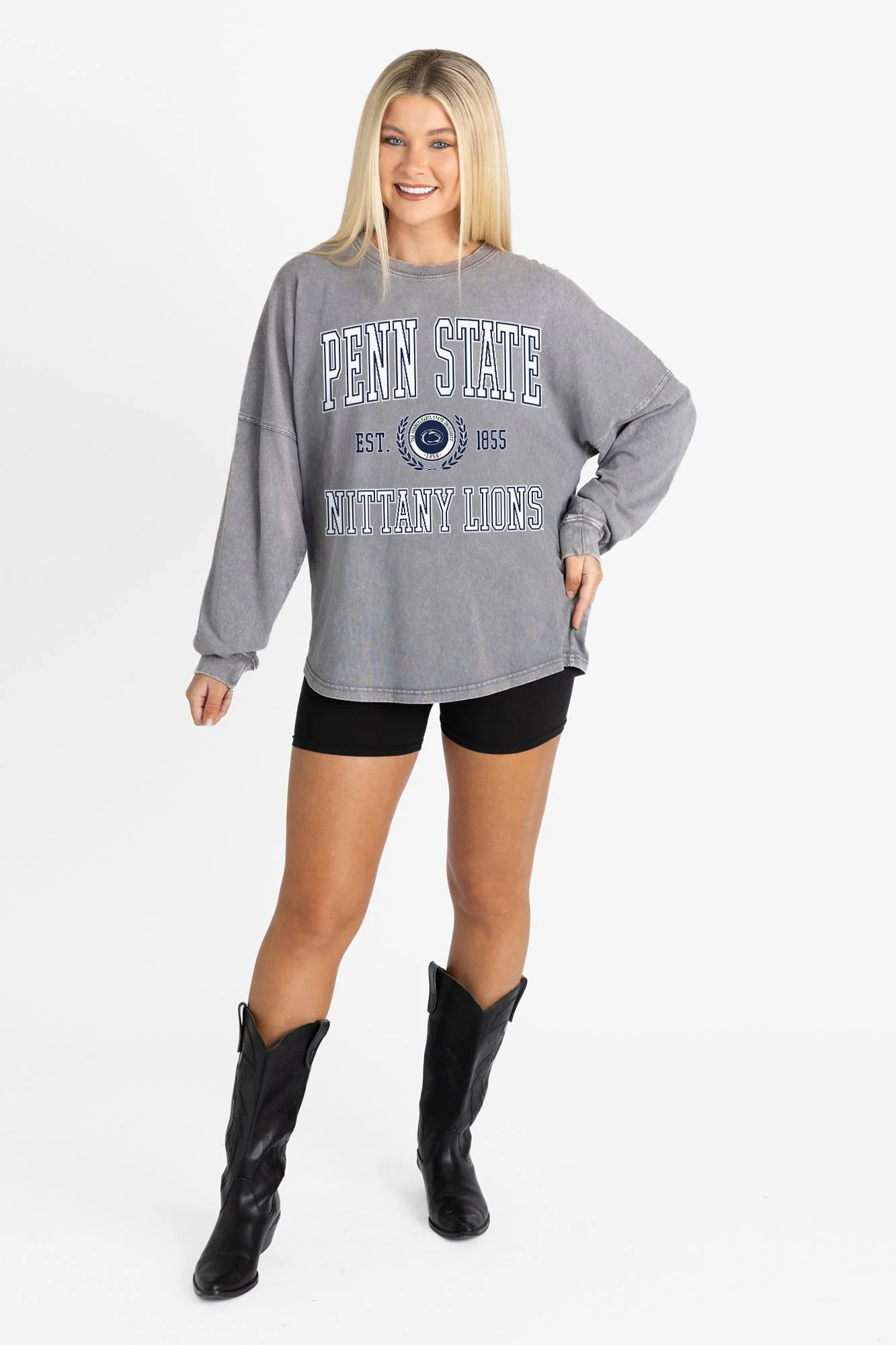 PENN STATE NITTANY LIONS FINAL SCORE FADED WASH PULLOVER - Image 5