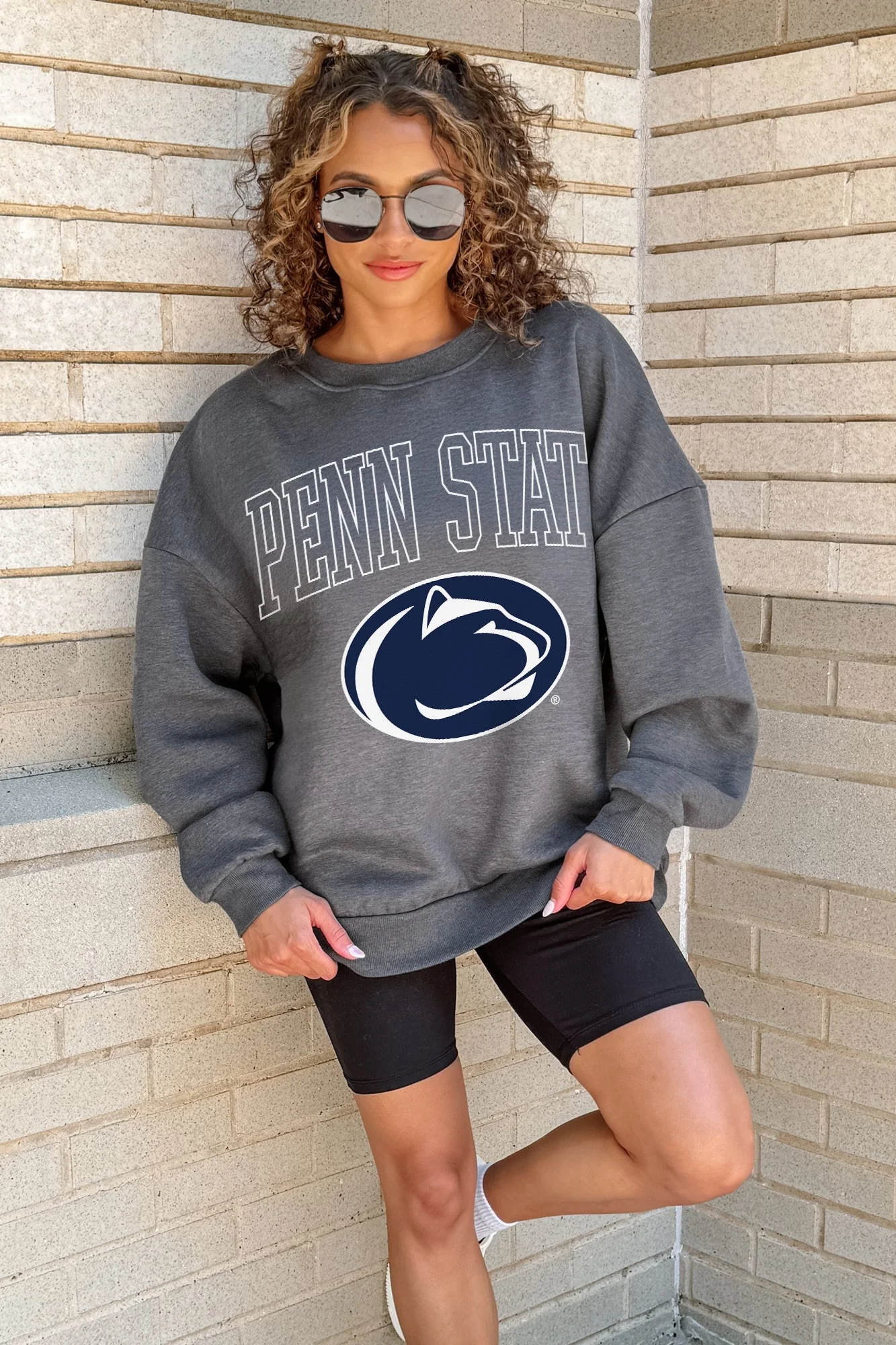 PENN STATE NITTANY LIONS RISING STAR PREMIUM FLEECE CREWNECK PULLOVER - Image 3