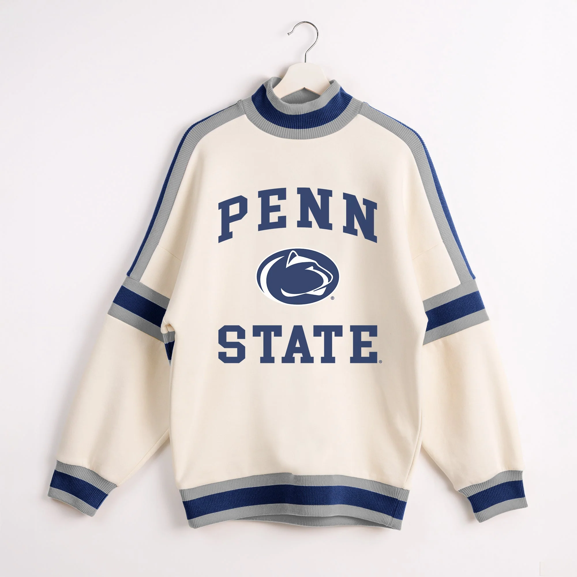 PENN STATE NITTANY LIONS VIVID MOTION COLORBLOCK TURTLENECK PULLOVER - Image 8