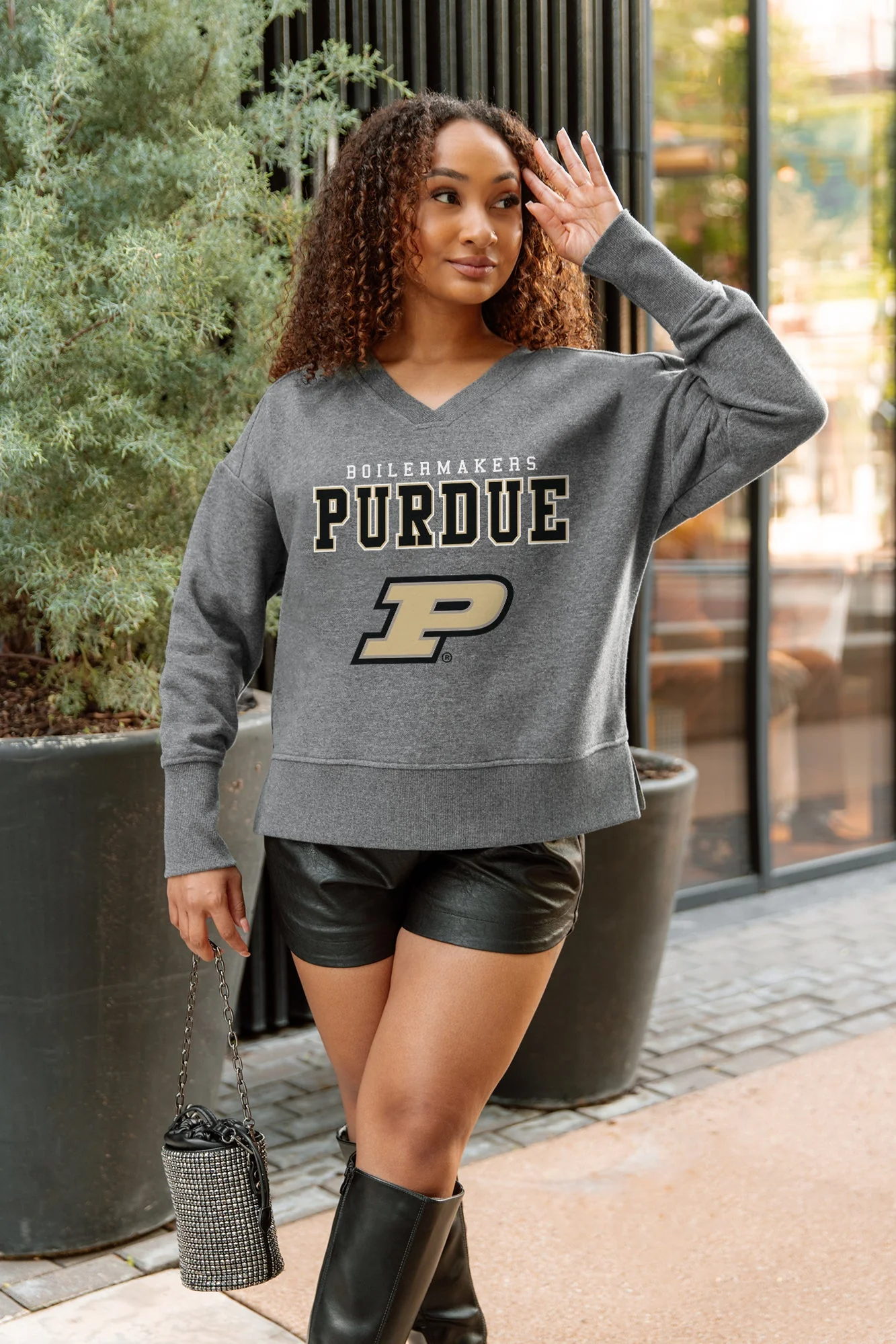 PURDUE BOILERMAKERS MOST WANTED CLASSIC FRENCH TERRY PULLOVER - Image 5
