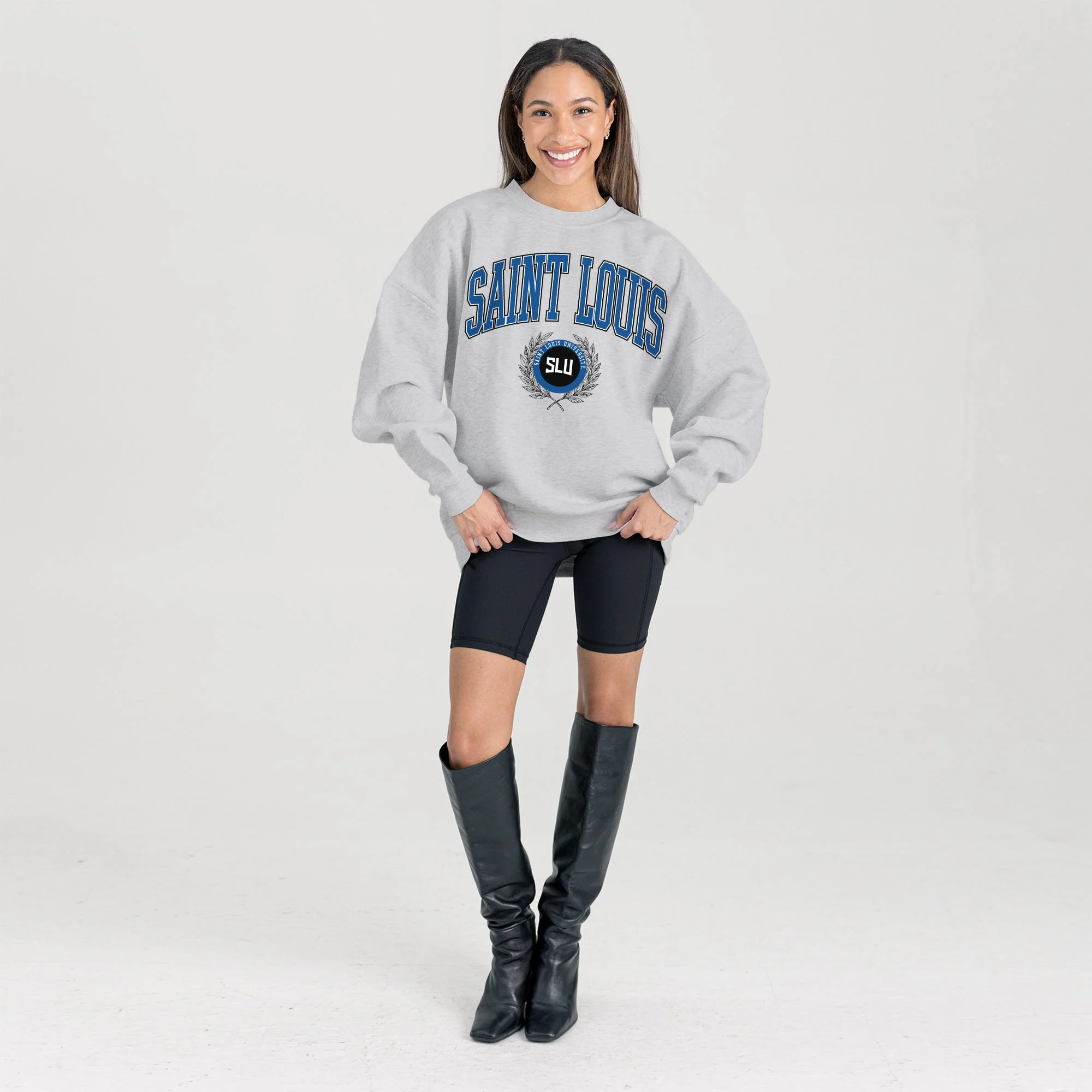 SAINT LOUIS BILLIKENS TRADITION REFINED PREMIUM FLEECE CREWNECK PULLOVER - Image 5
