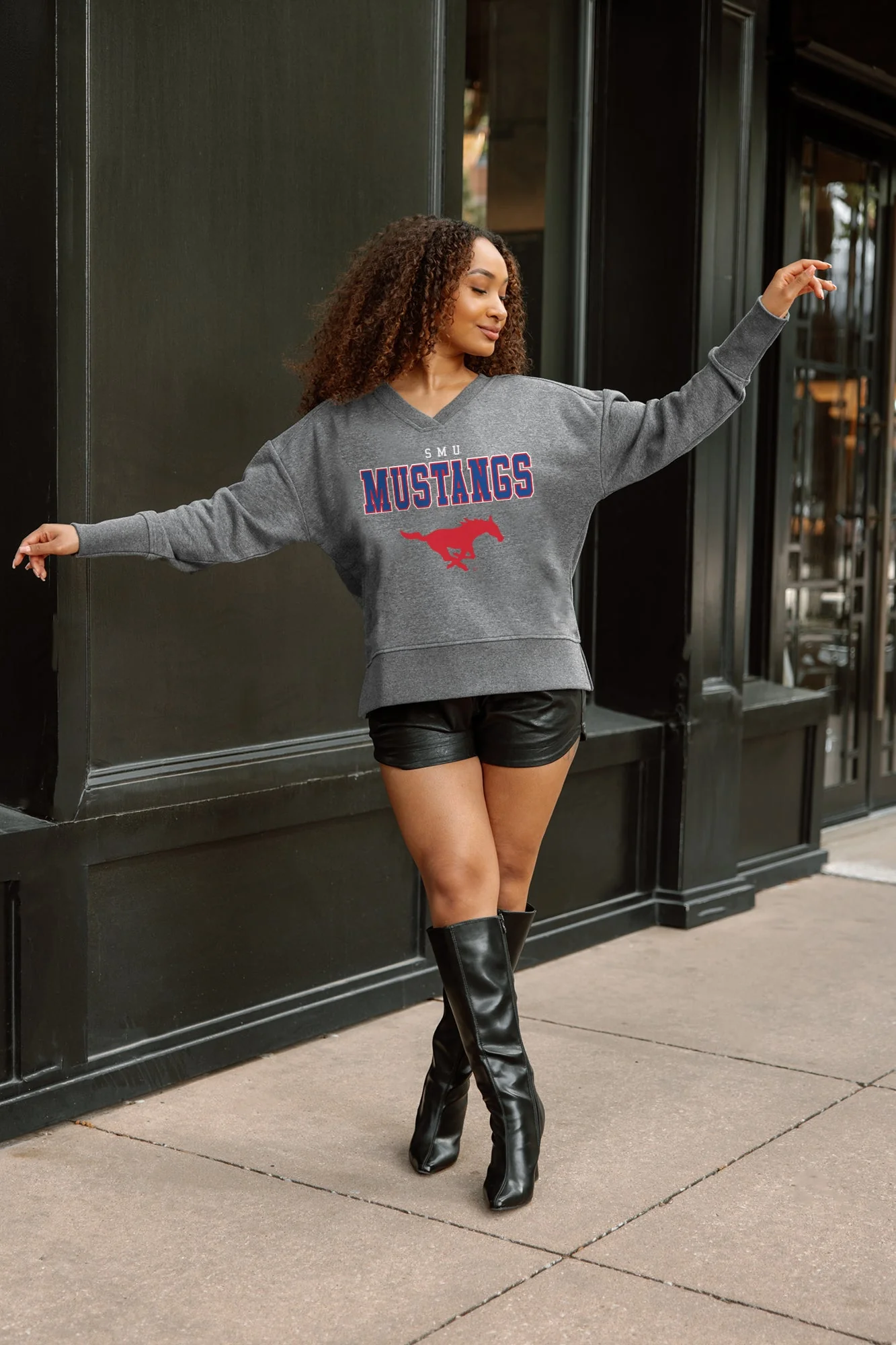 SMU MUSTANGS MOST WANTED CLASSIC FRENCH TERRY PULLOVER - Image 6