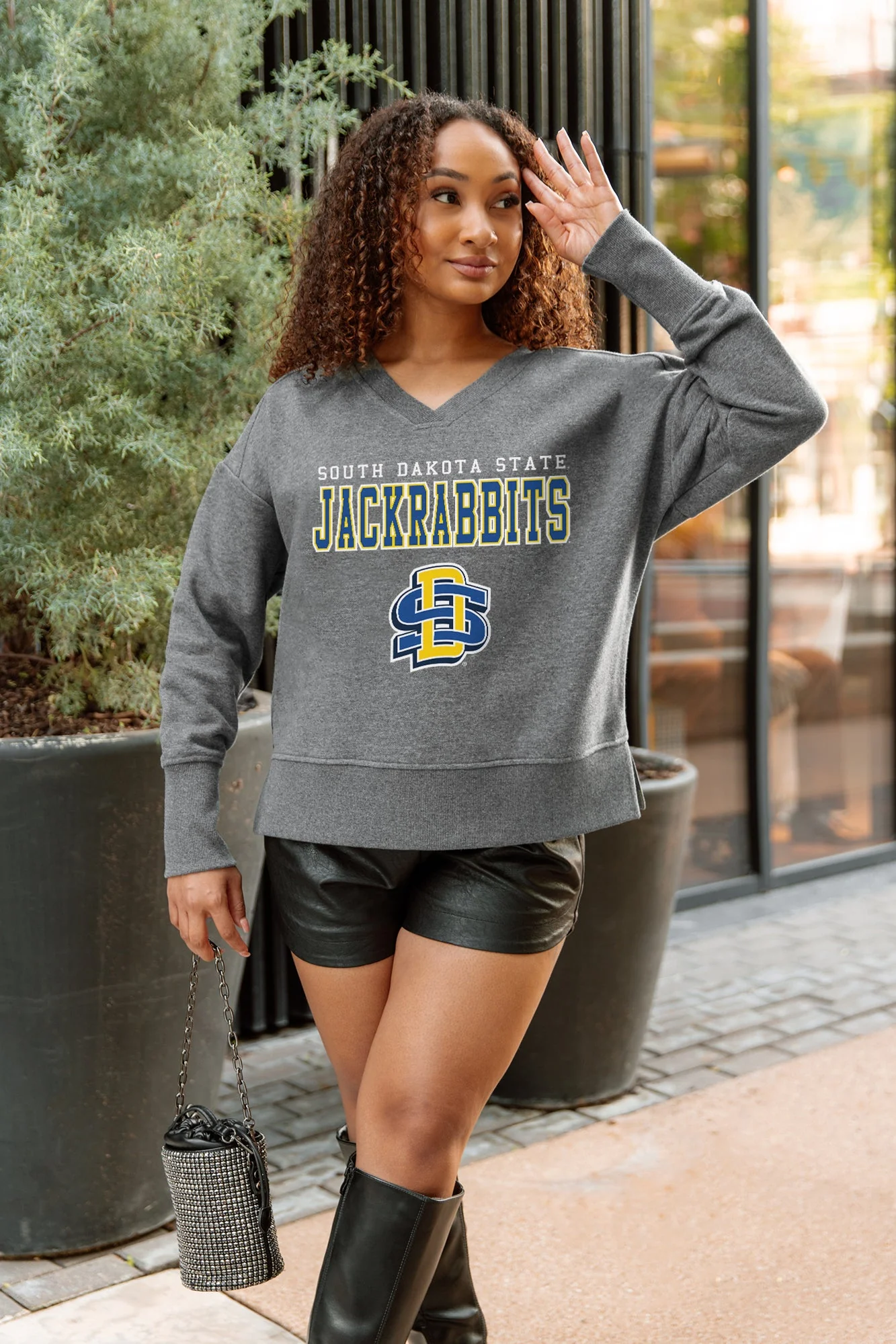 SOUTH DAKOTA STATE JACKRABBITS MOST WANTED CLASSIC FRENCH TERRY PULLOVER - Image 5