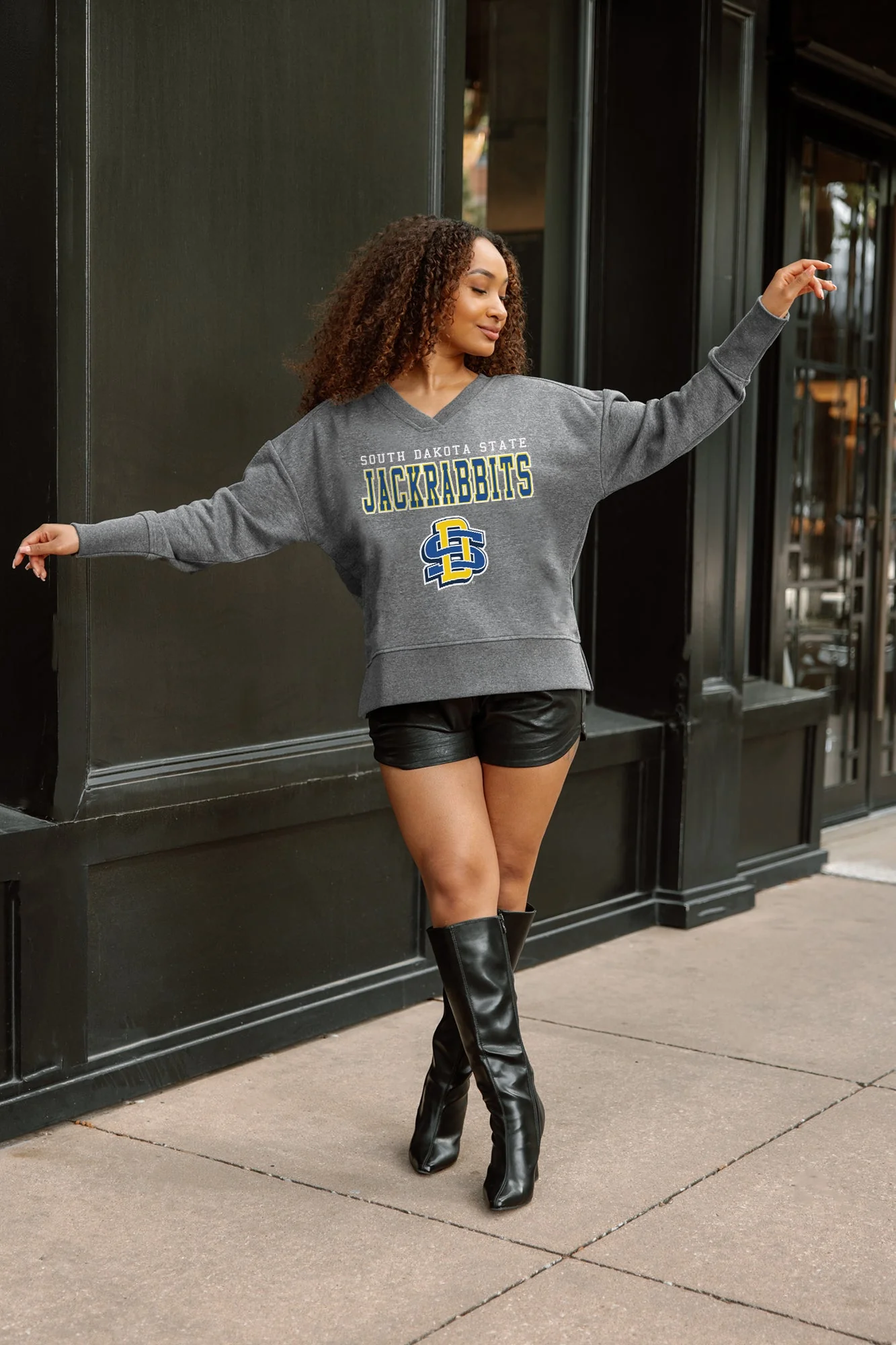 SOUTH DAKOTA STATE JACKRABBITS MOST WANTED CLASSIC FRENCH TERRY PULLOVER - Image 6