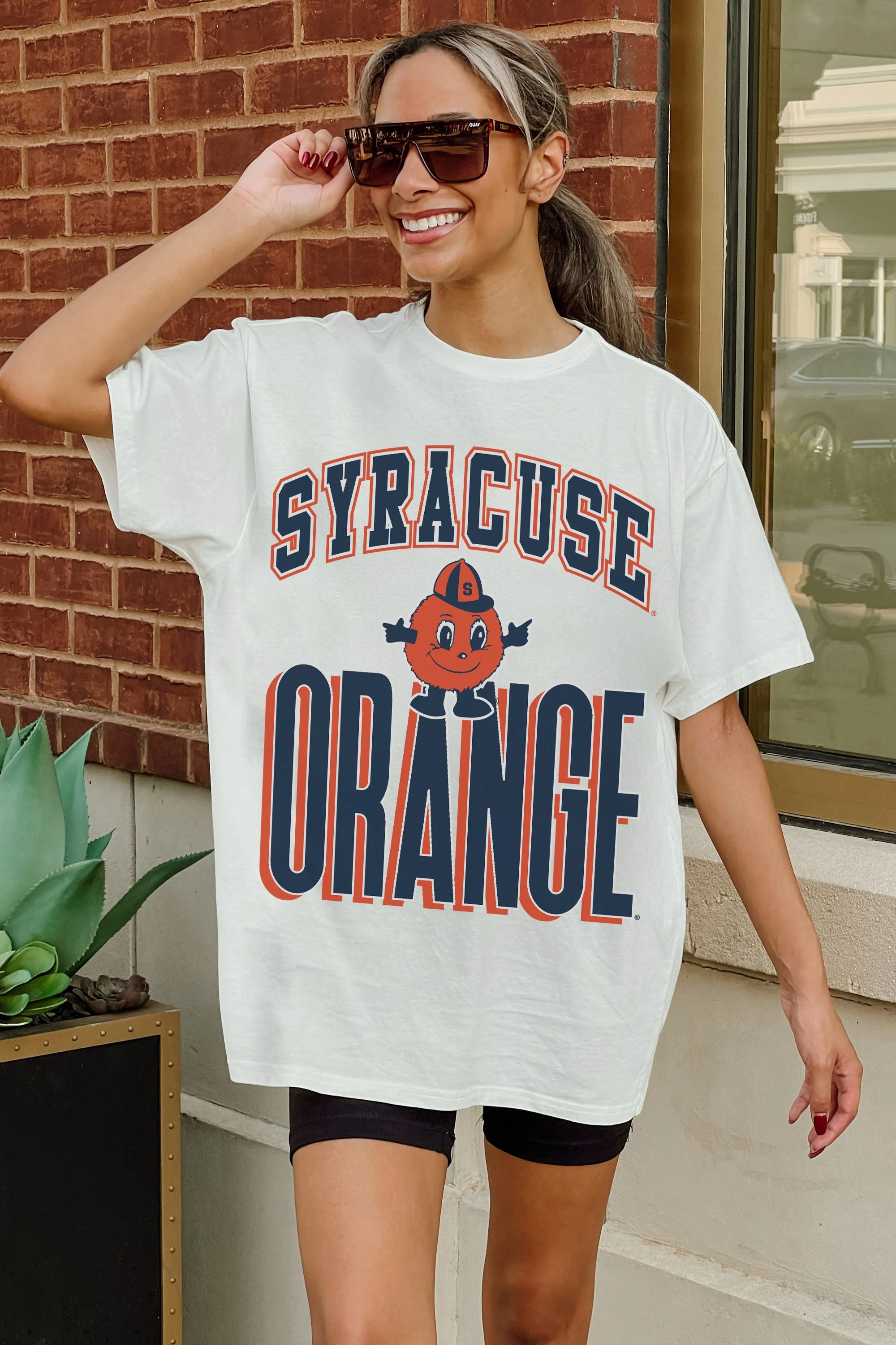 SYRACUSE ORANGE FIERCE FOCUS WASHED RELAXED FIT TEE - Image 2