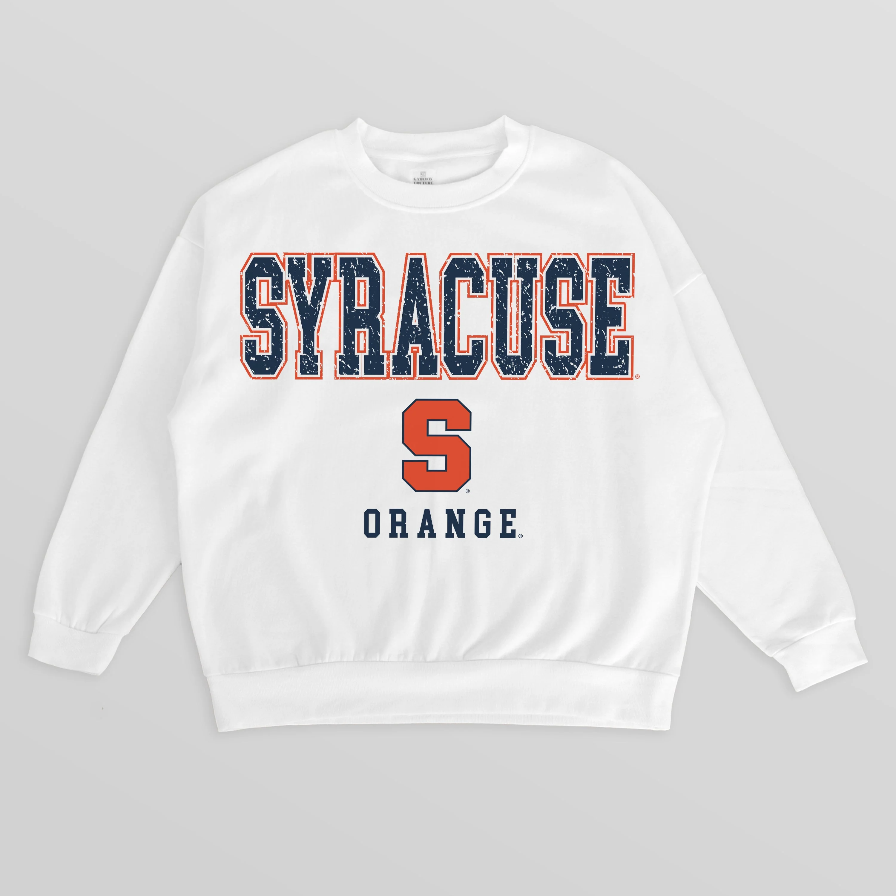 SYRACUSE ORANGE FREESTYLE PREMIUM FLEECE CREWNECK PULLOVER - Image 6