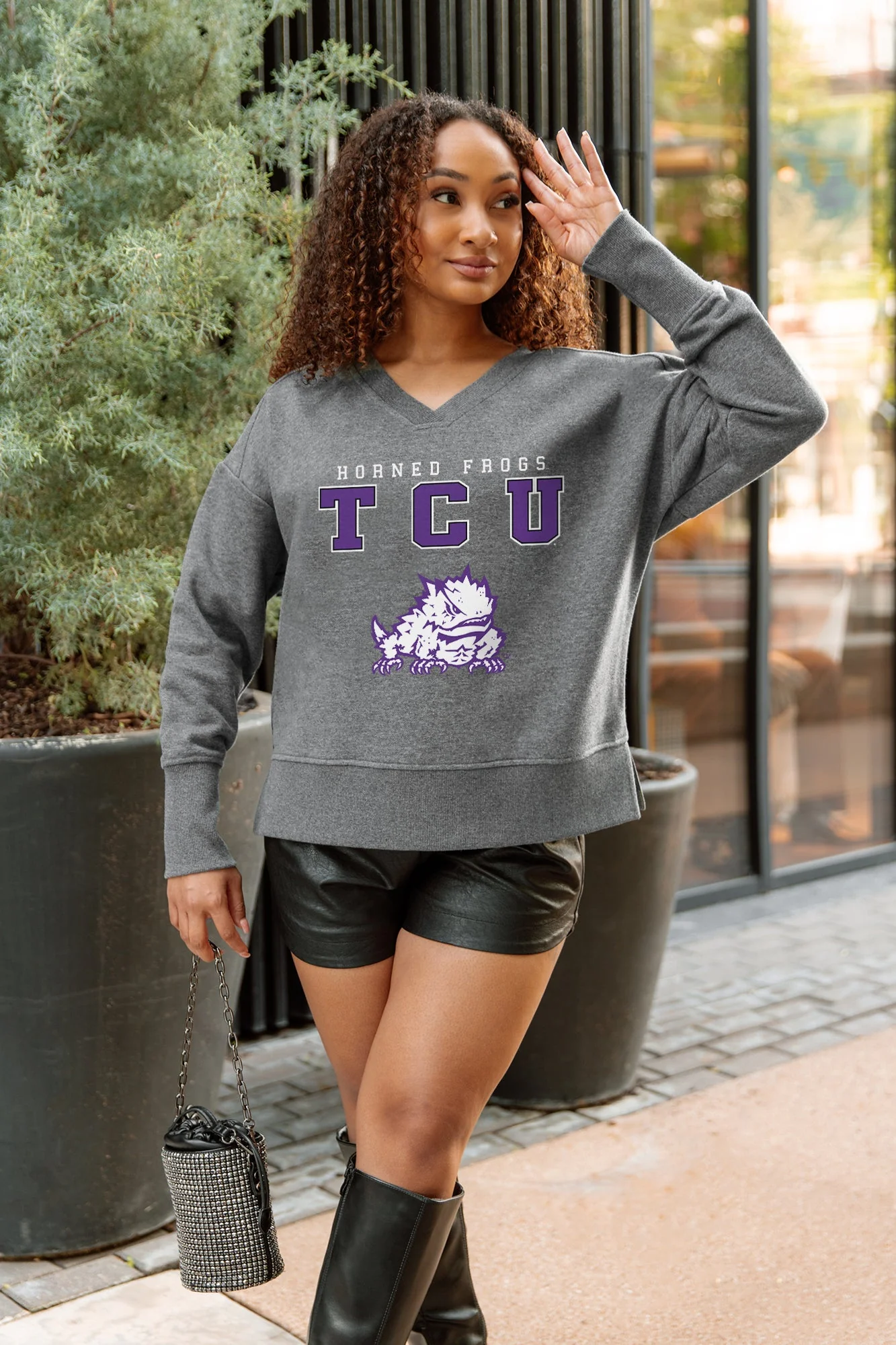 TCU HORNED FROGS MOST WANTED CLASSIC FRENCH TERRY PULLOVER - Image 5