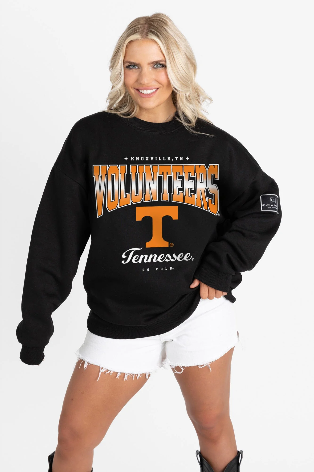 TENNESSEE VOLUNTEERS POWERHOUSE PLAY BLACK LABEL PREMIUM FLEECE CREW SWEATSHIRT - Image 6