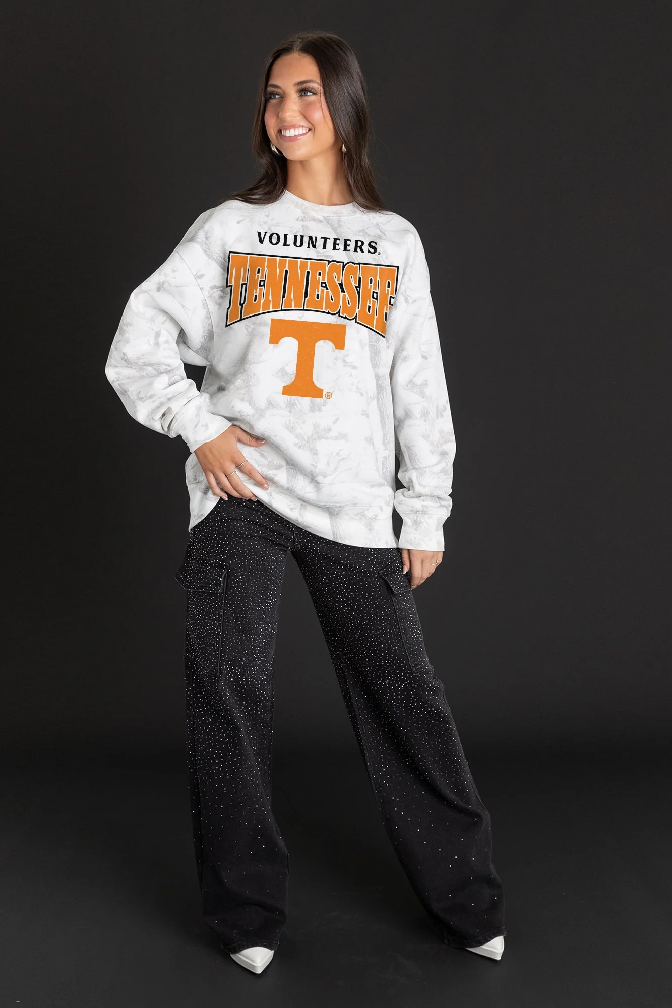TENNESSEE VOLUNTEERS RALLY READY PREMIUM DROP SHOULDER CAMO PULLOVER - Image 4